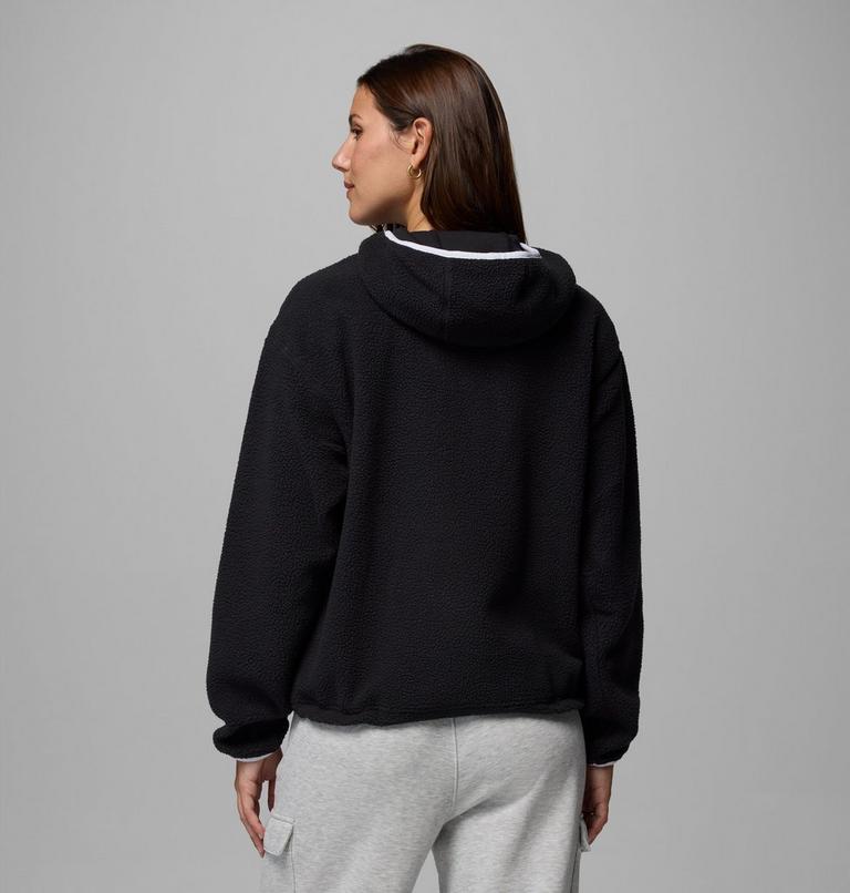 Sudadera con capucha de forro polar sherpa Helvetia II para mujer, Color: Black, image 3