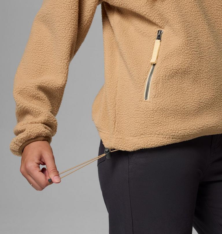 Sudadera con capucha de forro polar sherpa Helvetia II para mujer, Color: Canoe, image 6