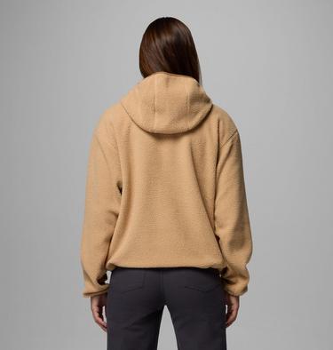 Women's Helvetia II Sherpa Fleece Hoodie, Color: Canoe, image 3