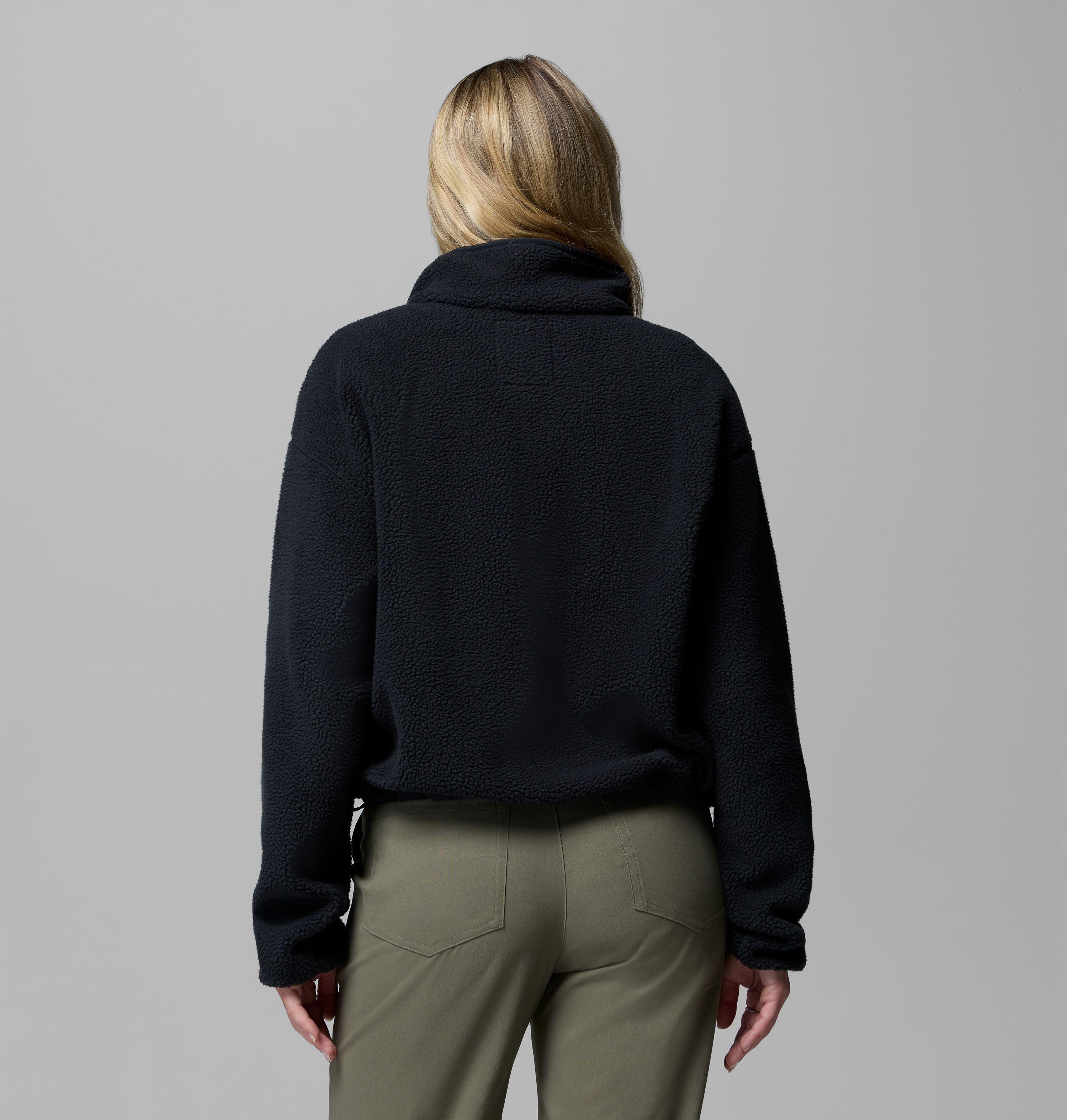 Women's Helvetia II Cropped Half Snap Fleece Pullover | 013 | XXL 3