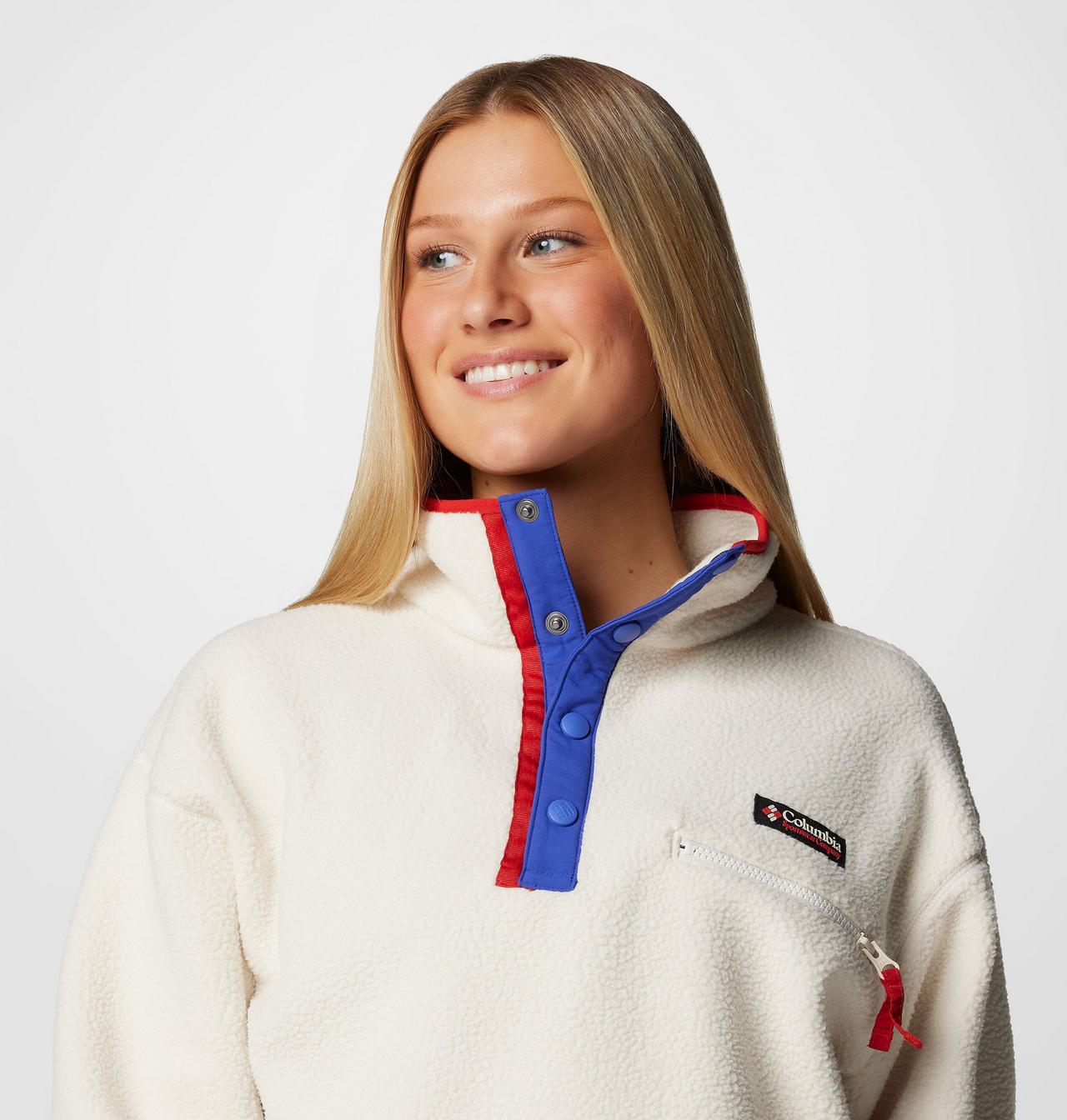 Women's Helvetia™ II Cropped Half Snap Fleece Pullover 5