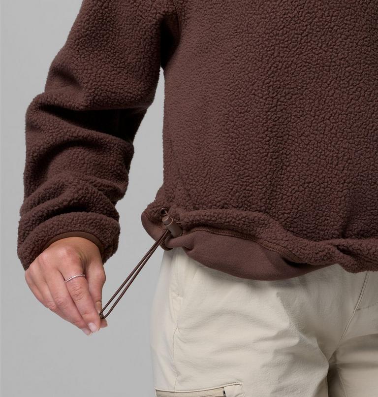 Helvetia II gecropptes Sherpa Half Snap Fleece, Color: Tobacco, image 6