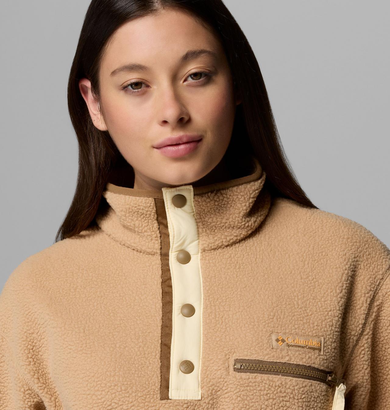 Women's Helvetia™ II Cropped Half Snap Fleece Pullover | 262 | M 3