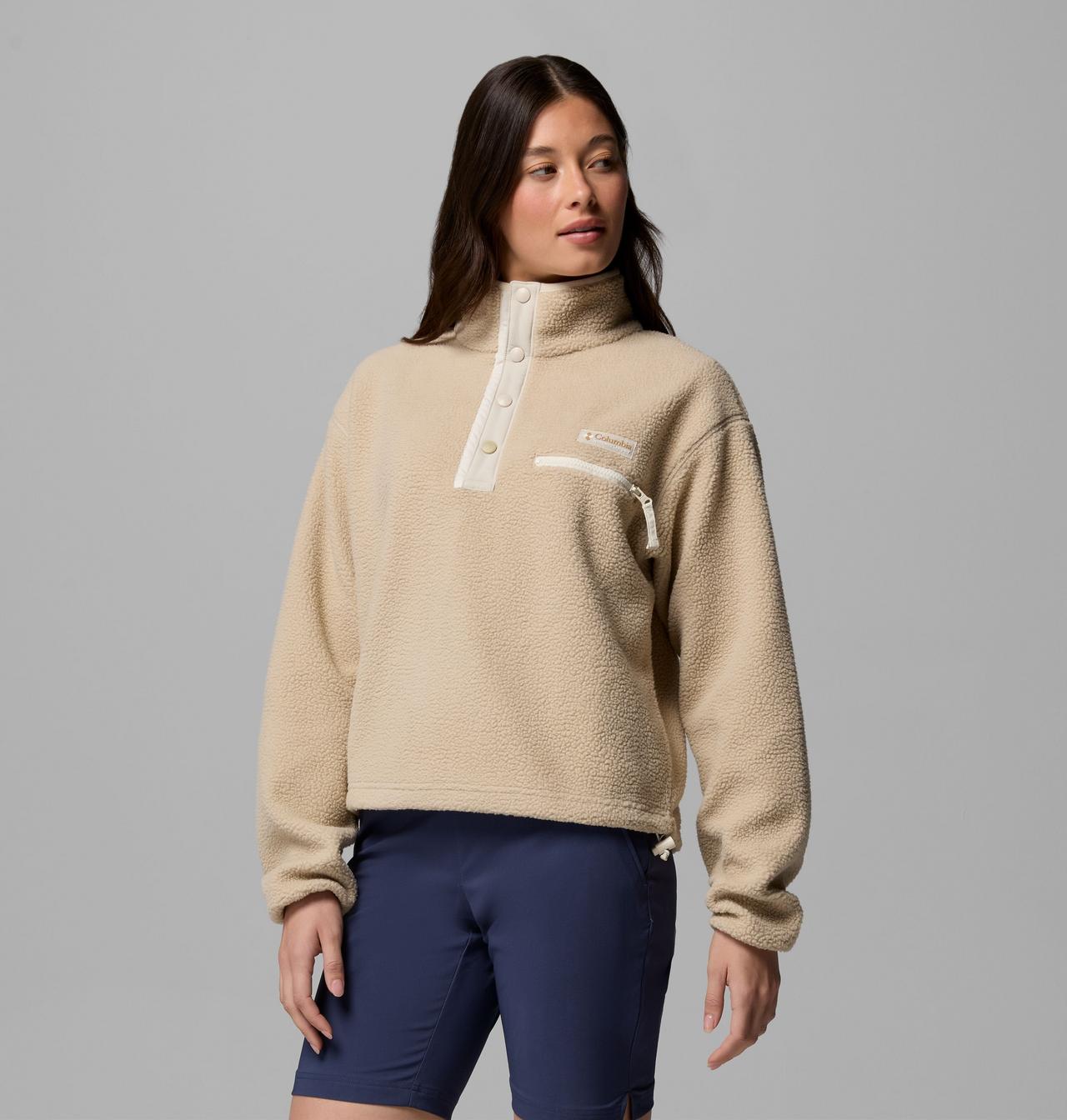 Women's Helvetia™ II Cropped Half Snap Fleece Pullover | 272 | XS 4