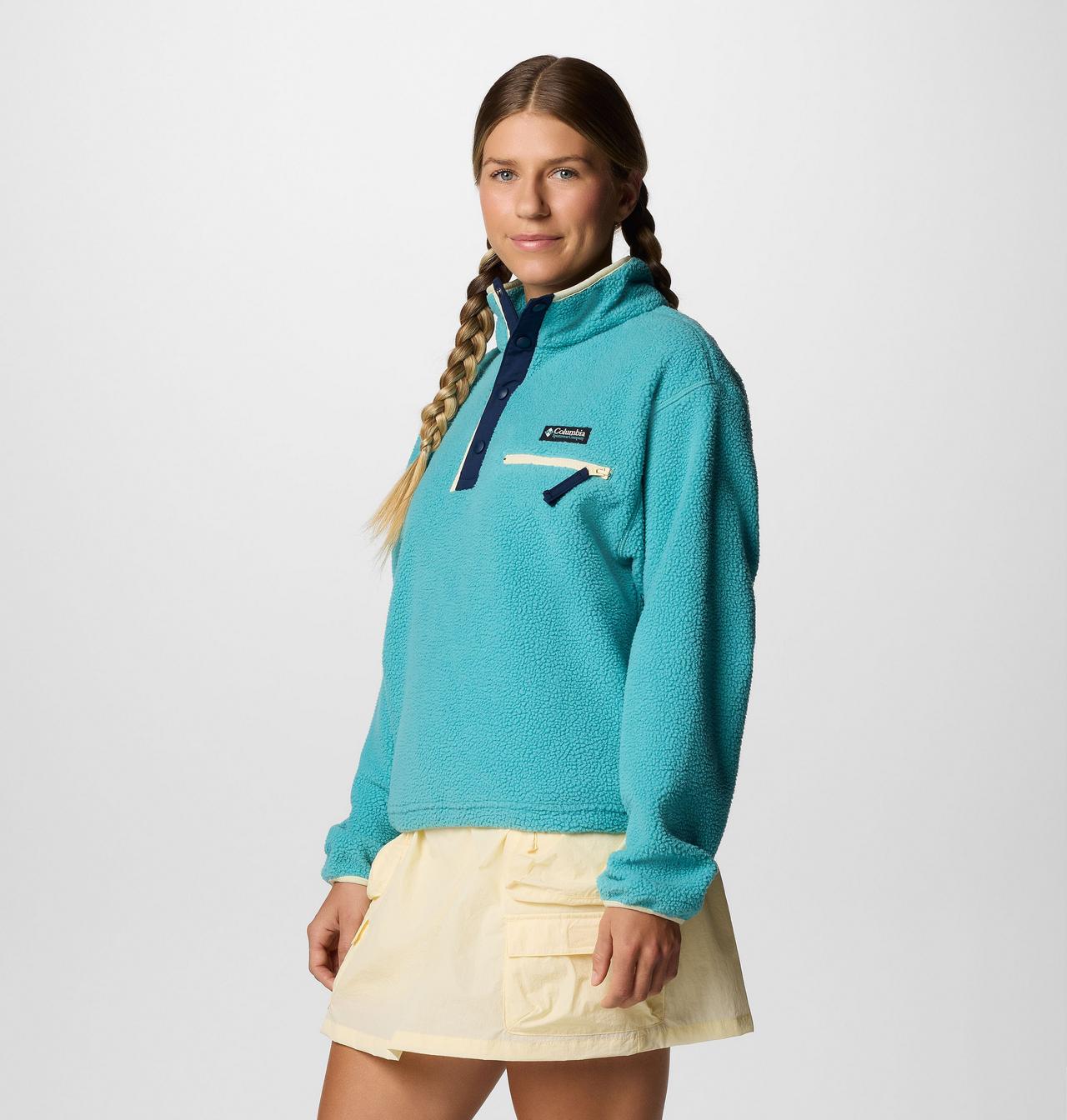 Women's Helvetia™ II Cropped Half Snap Fleece Pullover | 330 | XXL 3