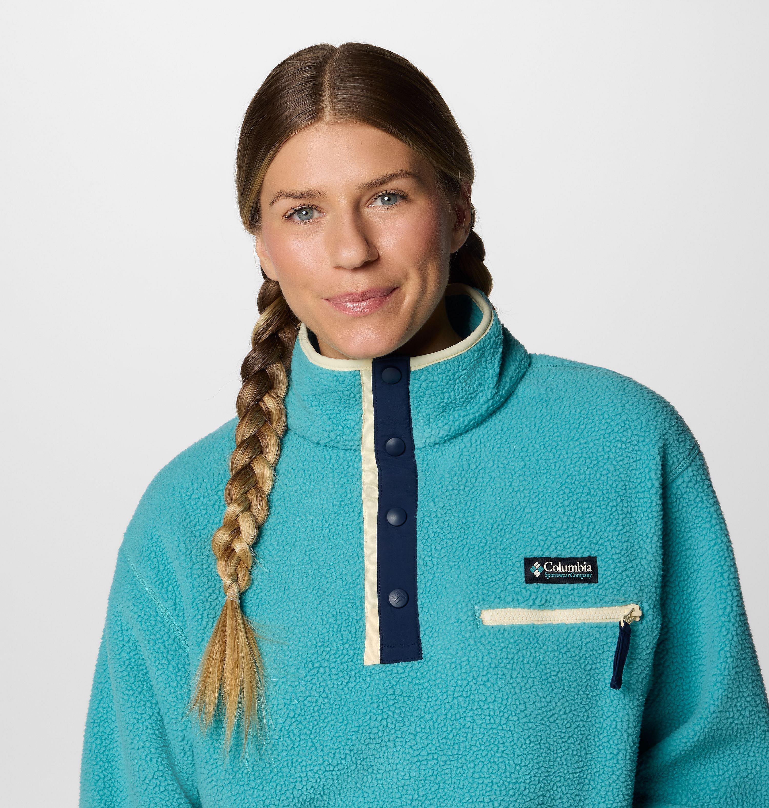 Women's Helvetia II Cropped Half Snap Fleece Pullover 4