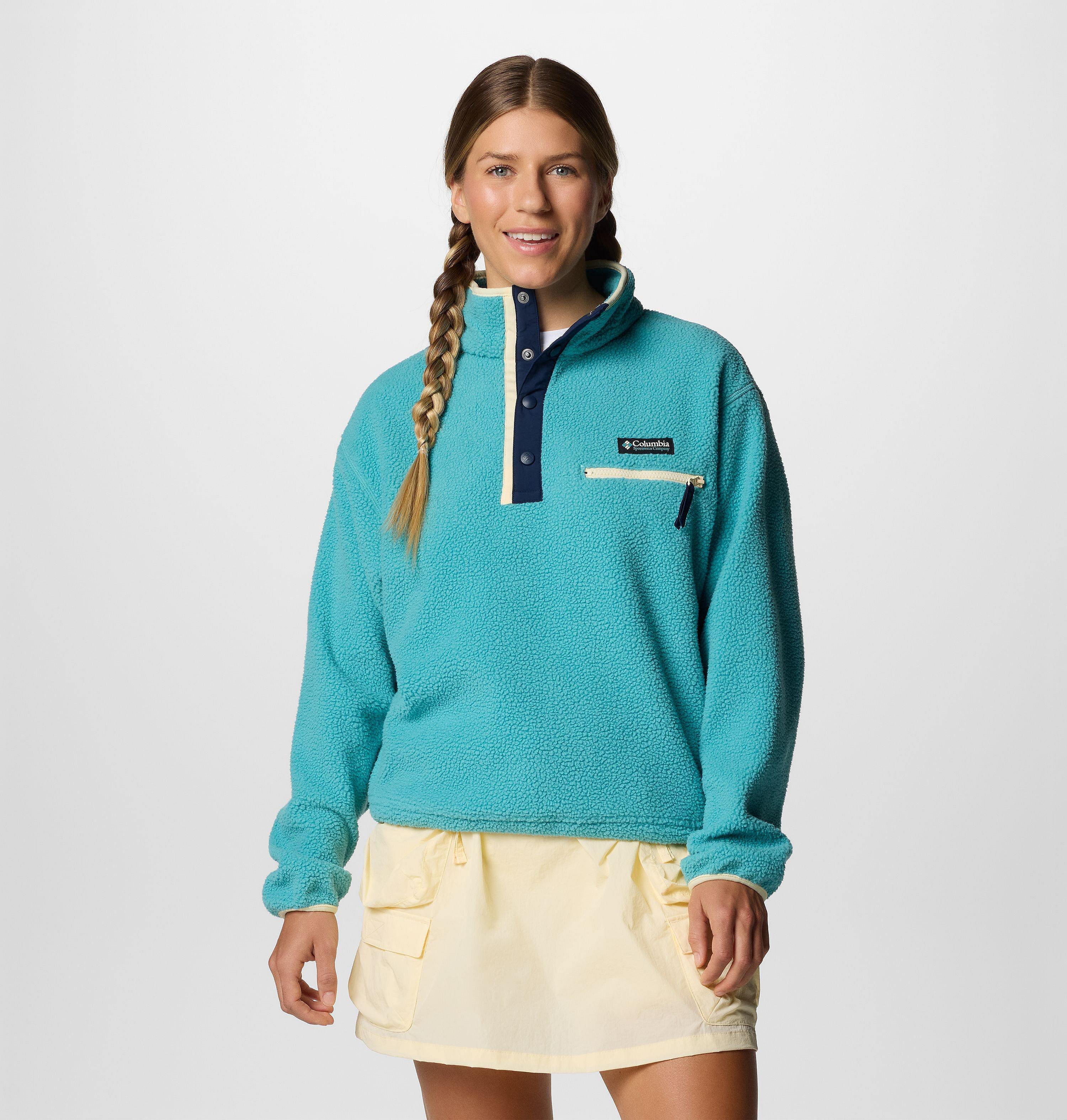 Women's Helvetia II Cropped Half Snap Fleece Pullover 1
