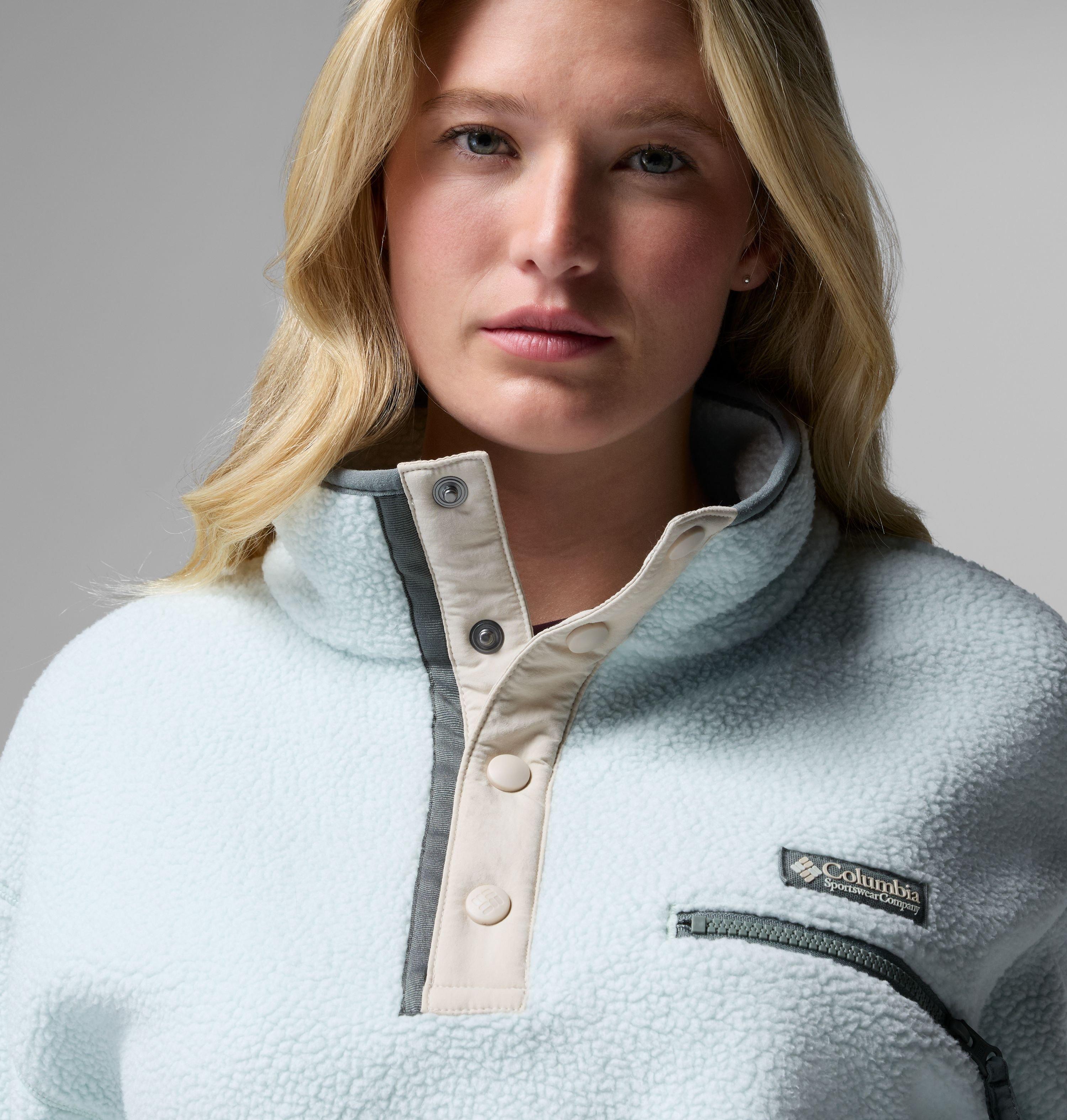 Women's Helvetia II Cropped Half Snap Fleece Pullover | 342 | S 5