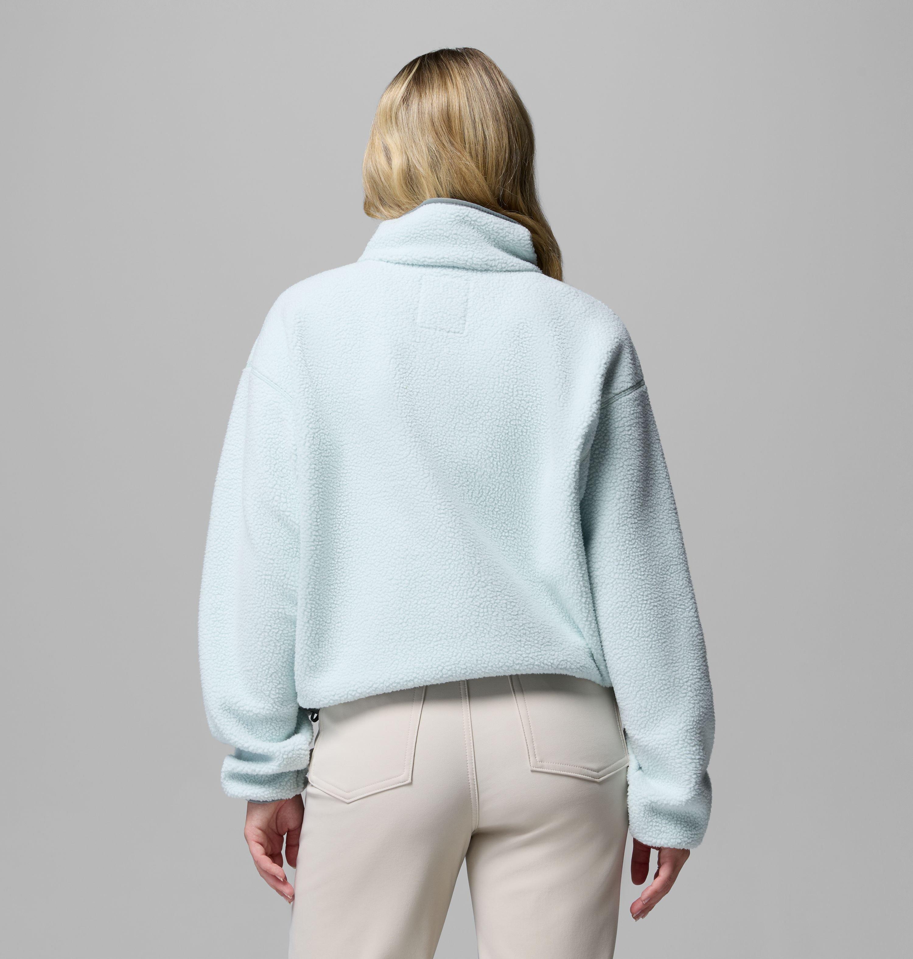 Women's Helvetia II Cropped Half Snap Fleece Pullover | 342 | S 3
