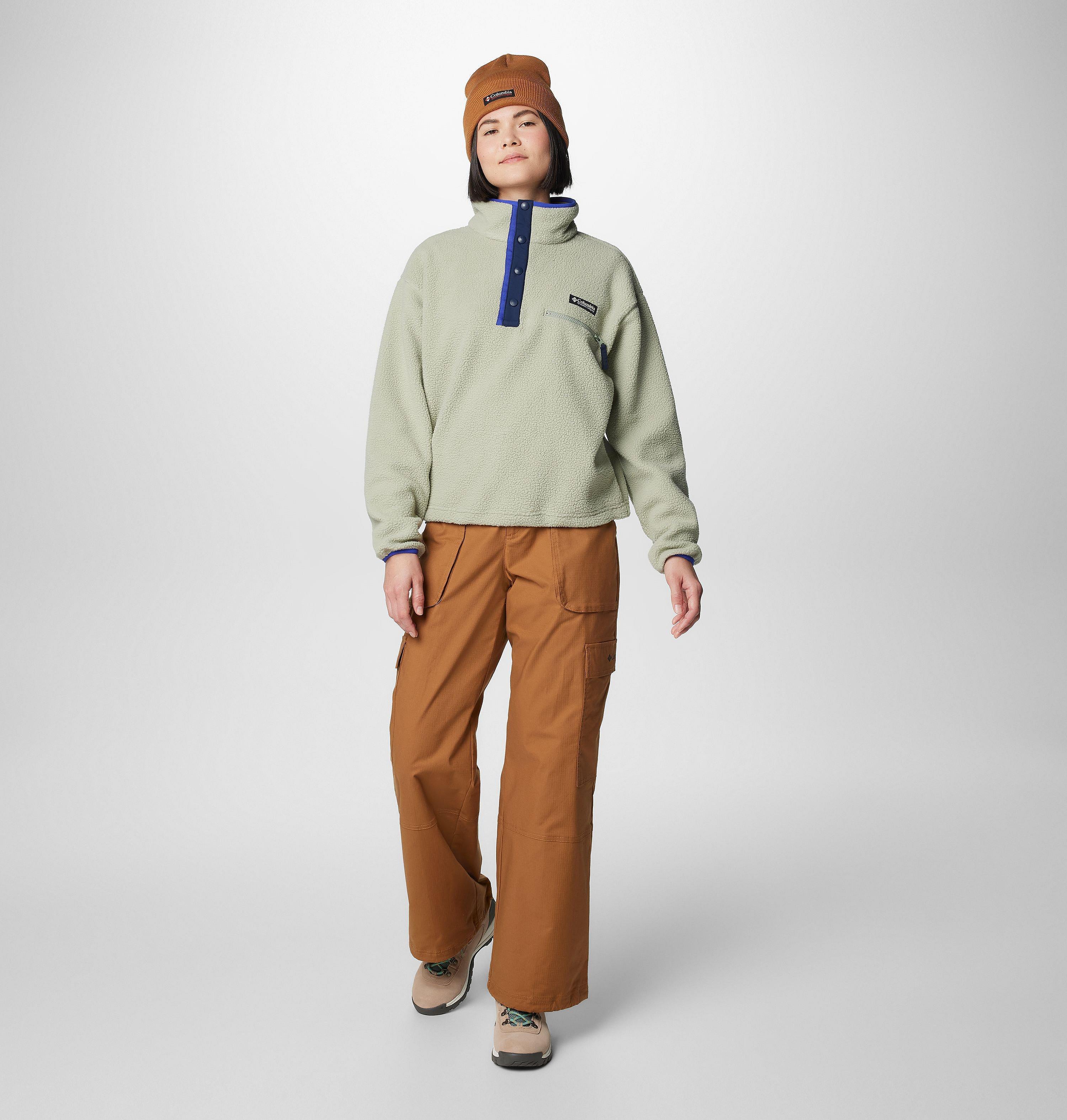 Women's Helvetia II Cropped Half Snap Fleece Pullover 3