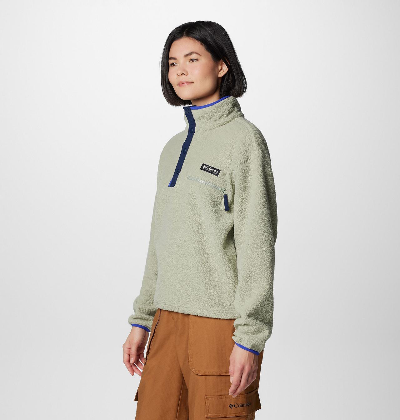Women's Helvetia™ II Cropped Half Snap Fleece Pullover 4