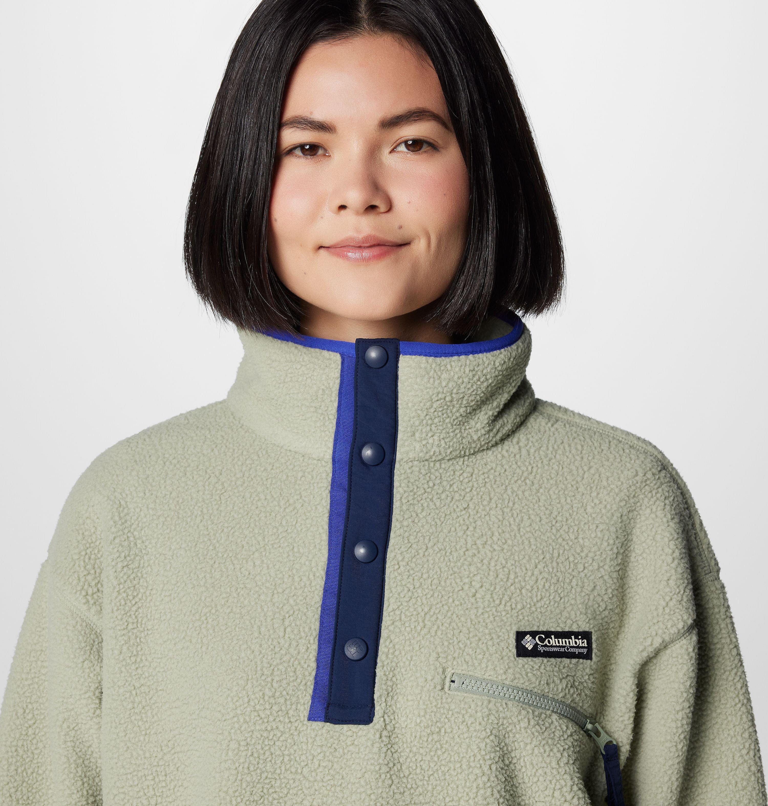 Women's Helvetia II Cropped Half Snap Fleece Pullover 5