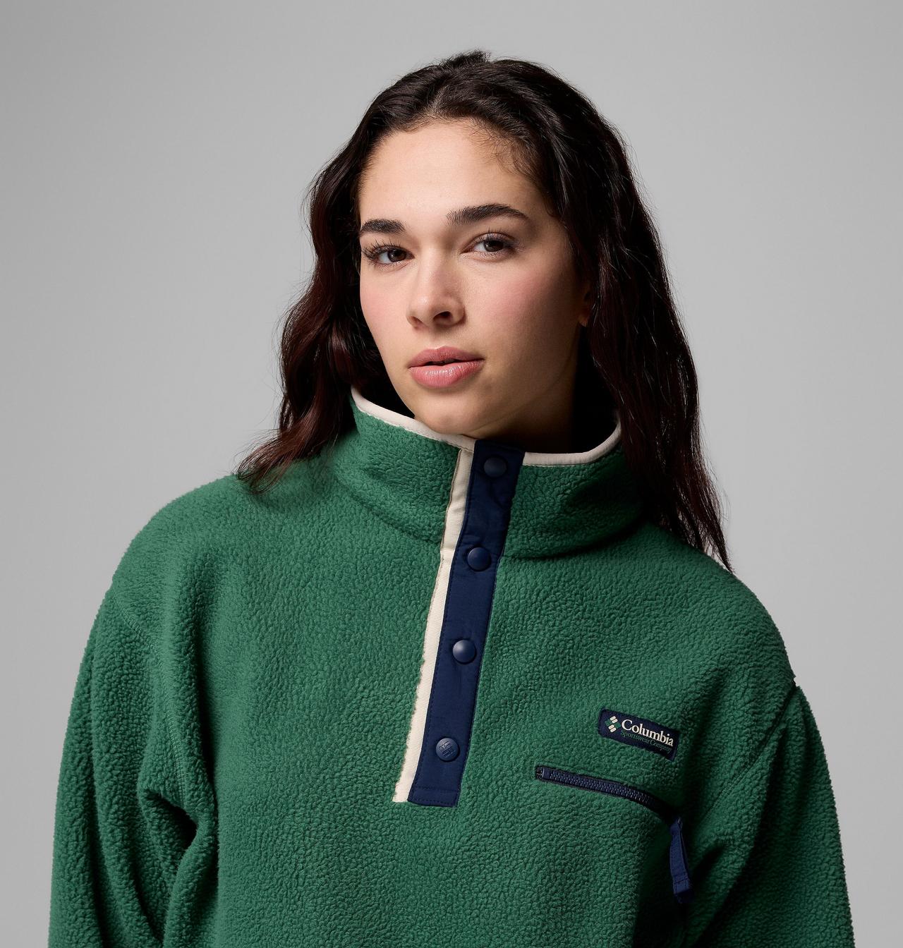 Women's Helvetia™ II Cropped Half Snap Fleece Pullover | 375 | XL 5
