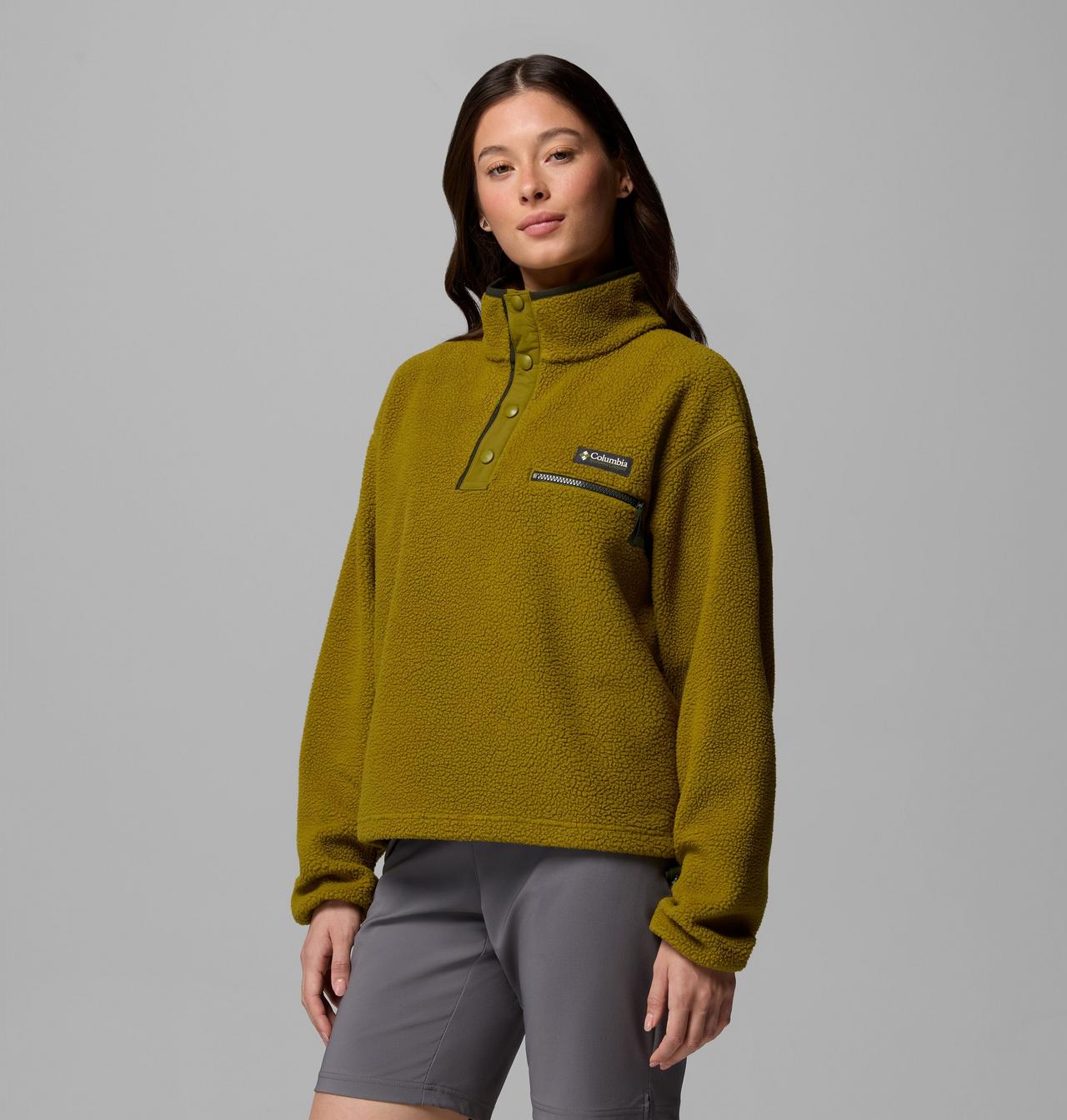 Women's Helvetia™ II Cropped Half Snap Fleece Pullover | 379 | XXL 4
