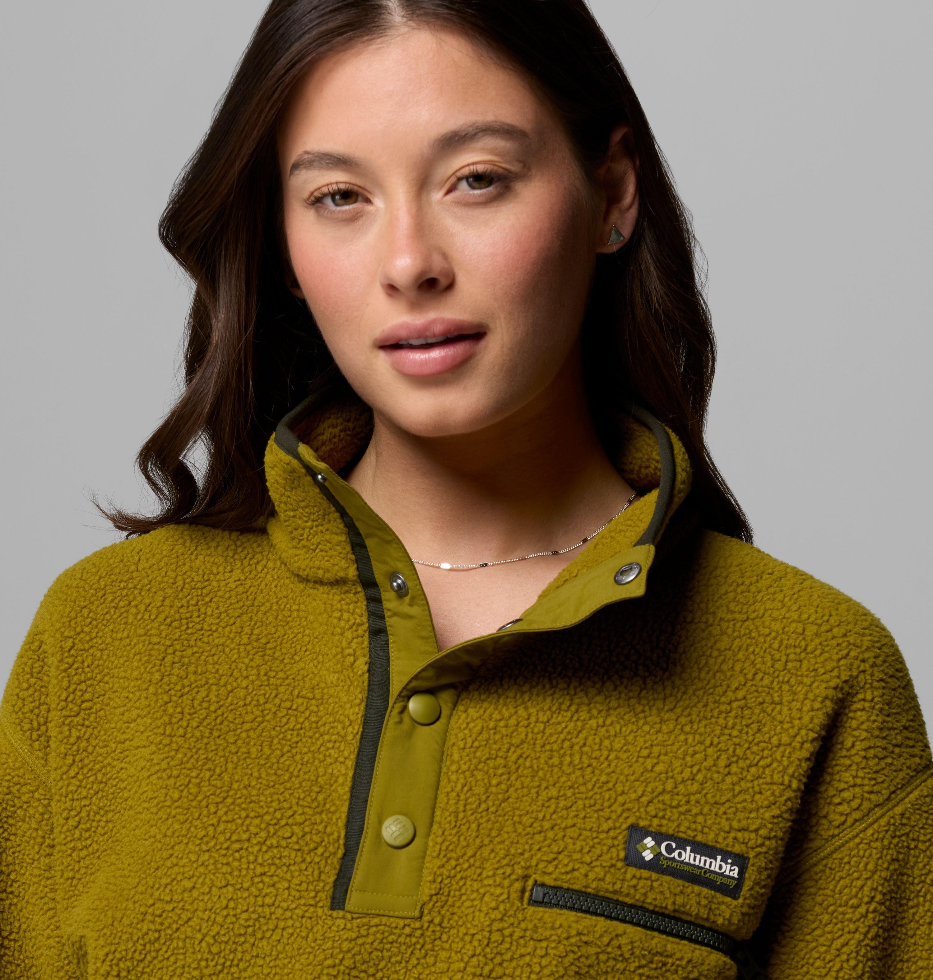 Women's Helvetia II Cropped Half Snap Fleece Pullover 5