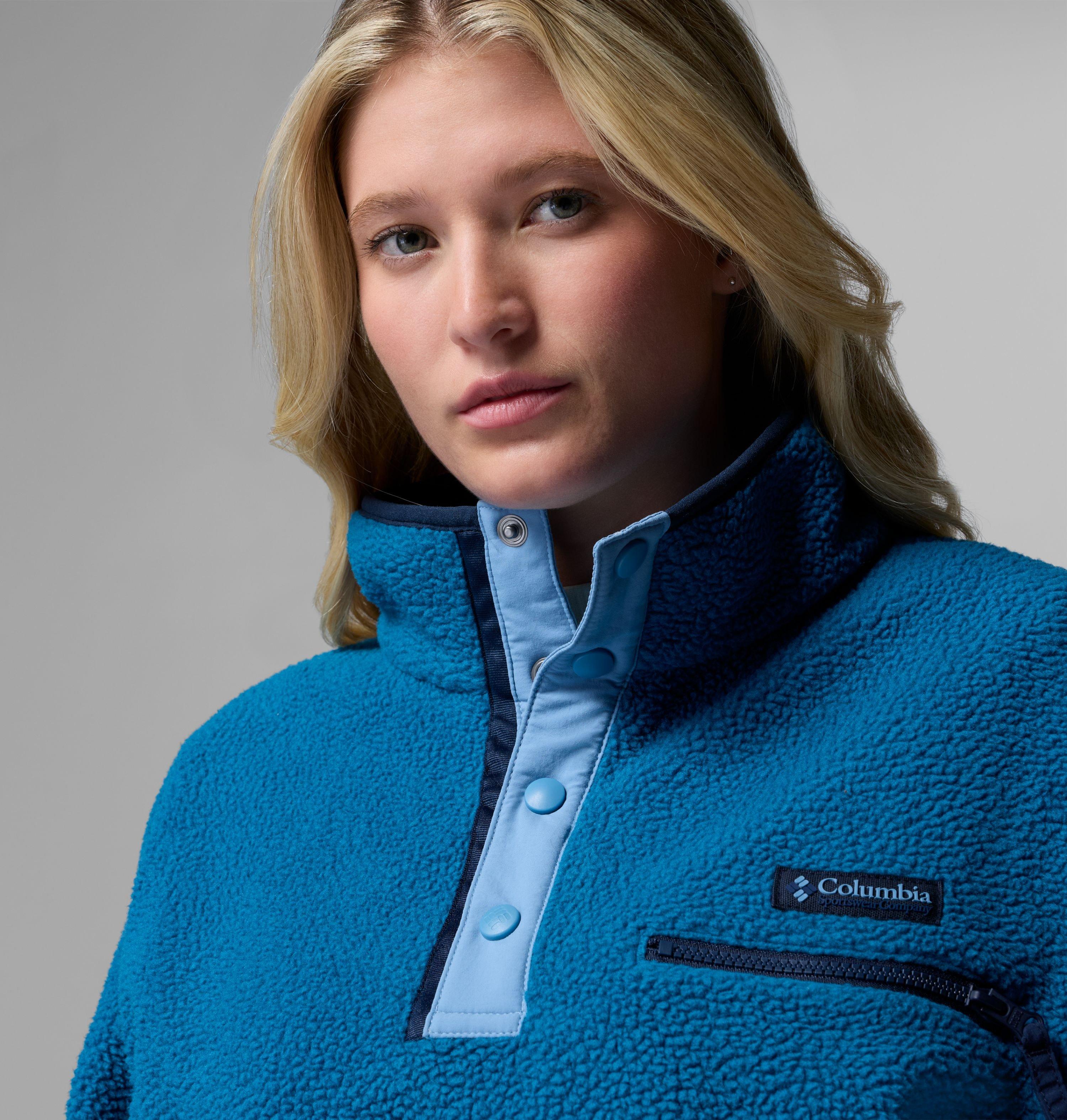 Women's Helvetia II Cropped Half Snap Fleece Pullover | 442 | M 5