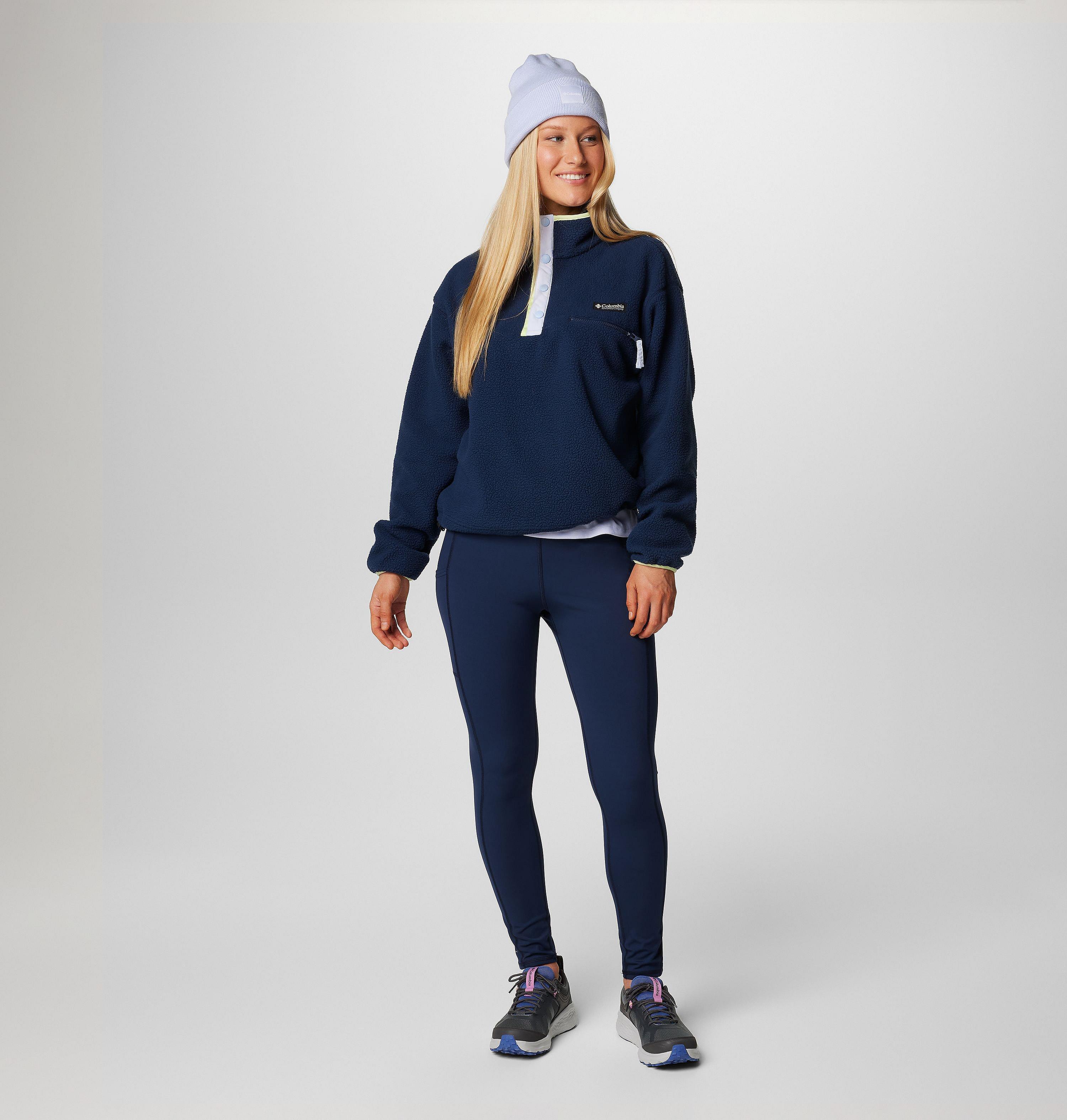 Women's Helvetia II Cropped Half Snap Fleece Pullover 3