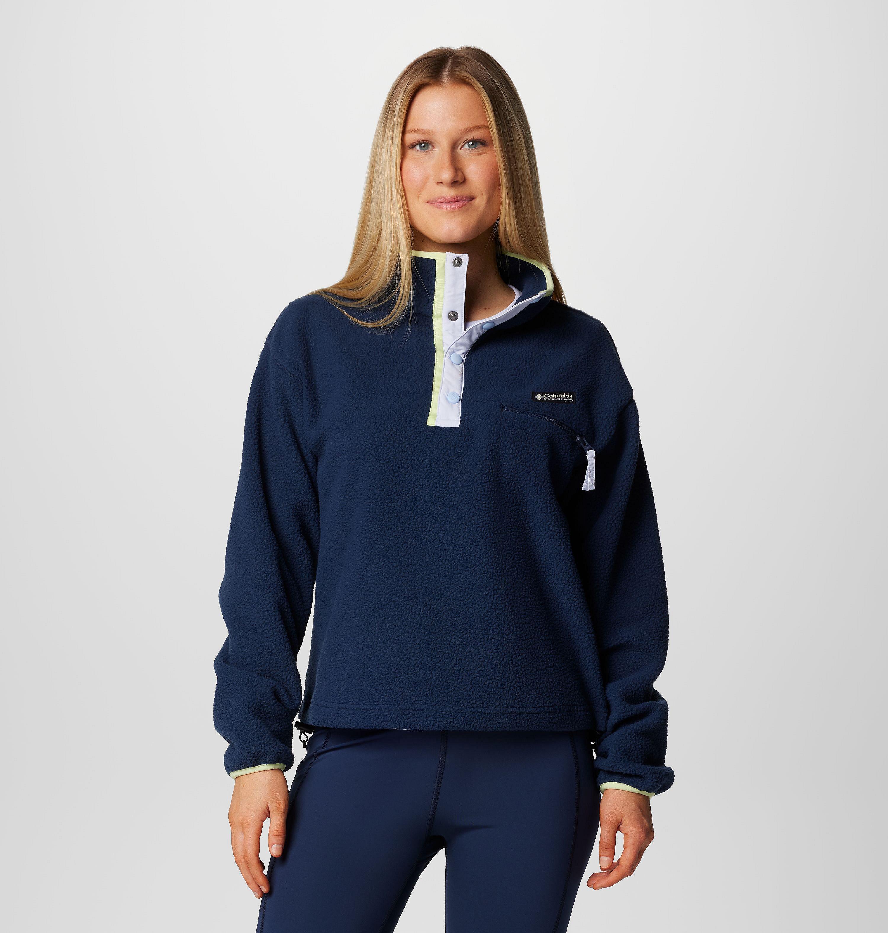 Women's Helvetia II Cropped Half Snap Fleece Pullover | Columbia