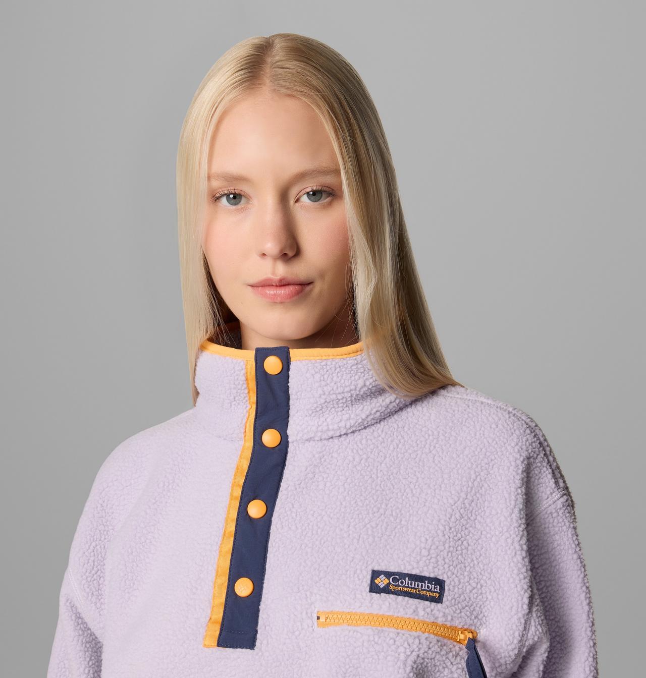 Women's Helvetia™ II Cropped Half Snap Fleece Pullover | 551 | M 4