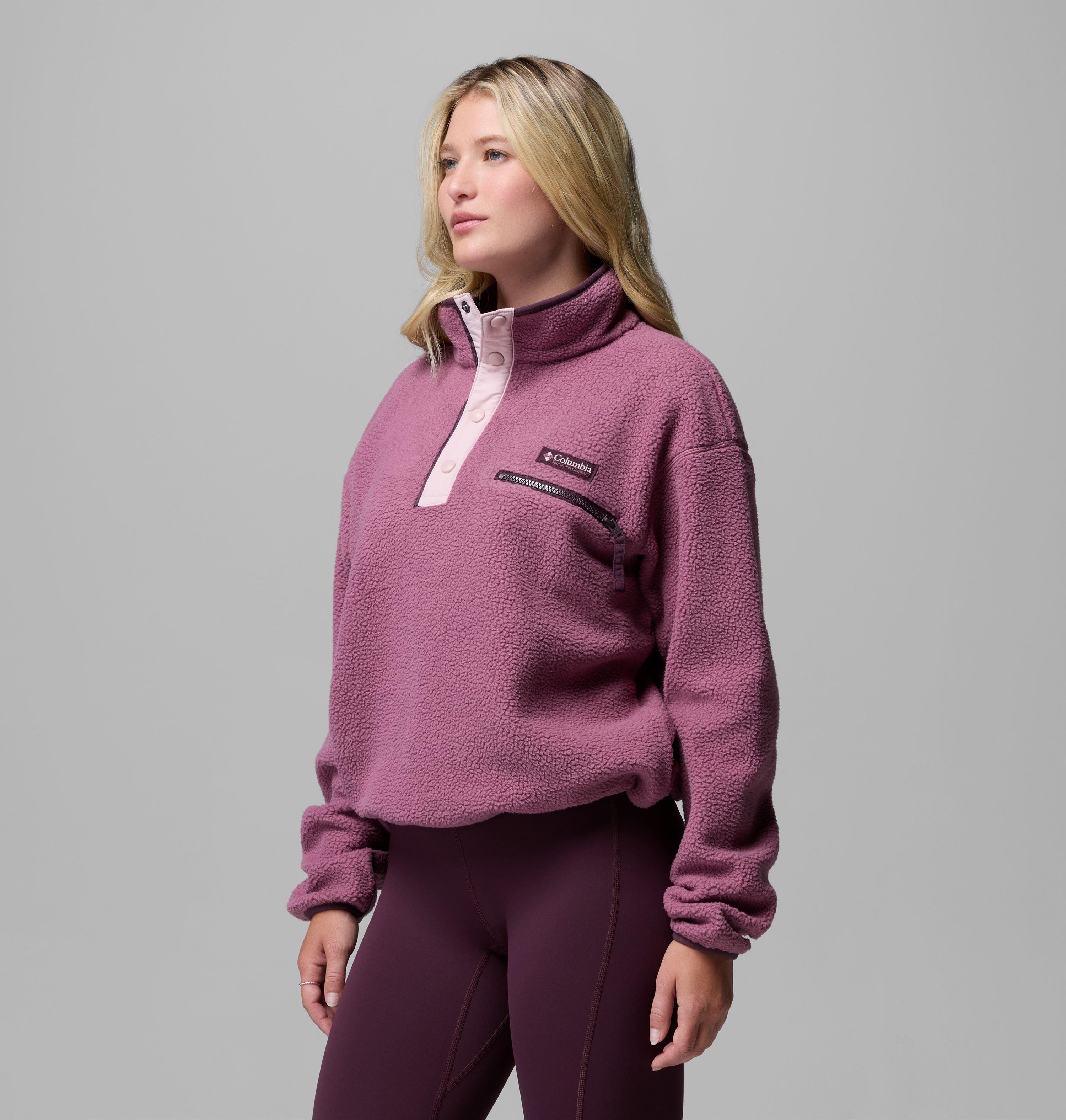 Women's Helvetia II Cropped Half Snap Fleece Pullover | 552 | XL 4