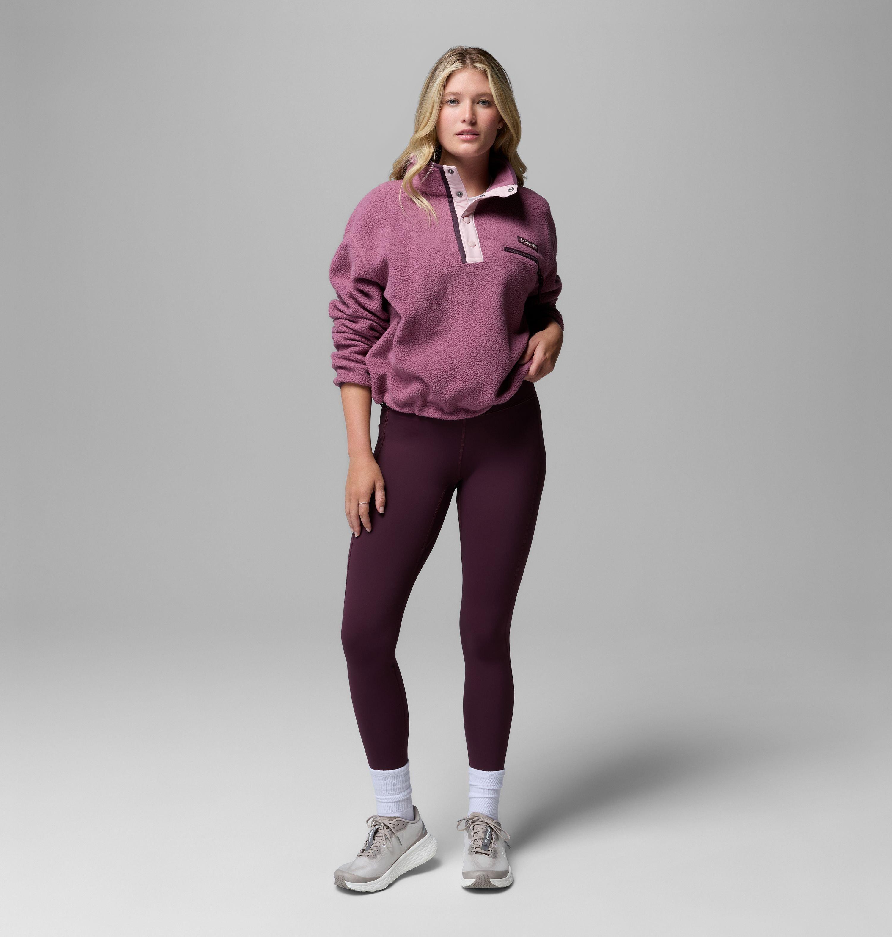 Women's Helvetia II Cropped Half Snap Fleece Pullover | 552 | XL 2