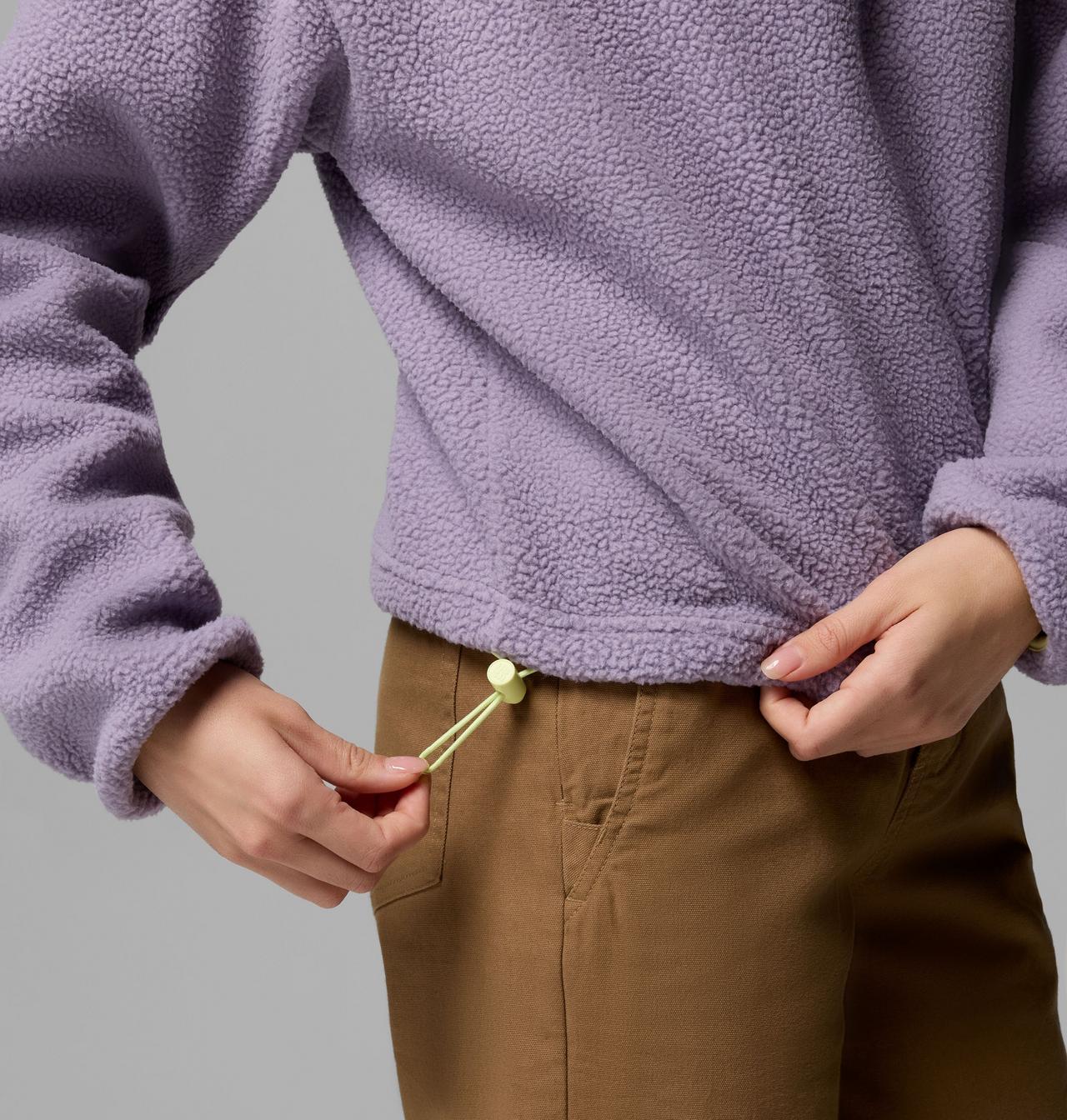 Women's Helvetia™ II Cropped Half Snap Fleece Pullover | 555 | XS 6