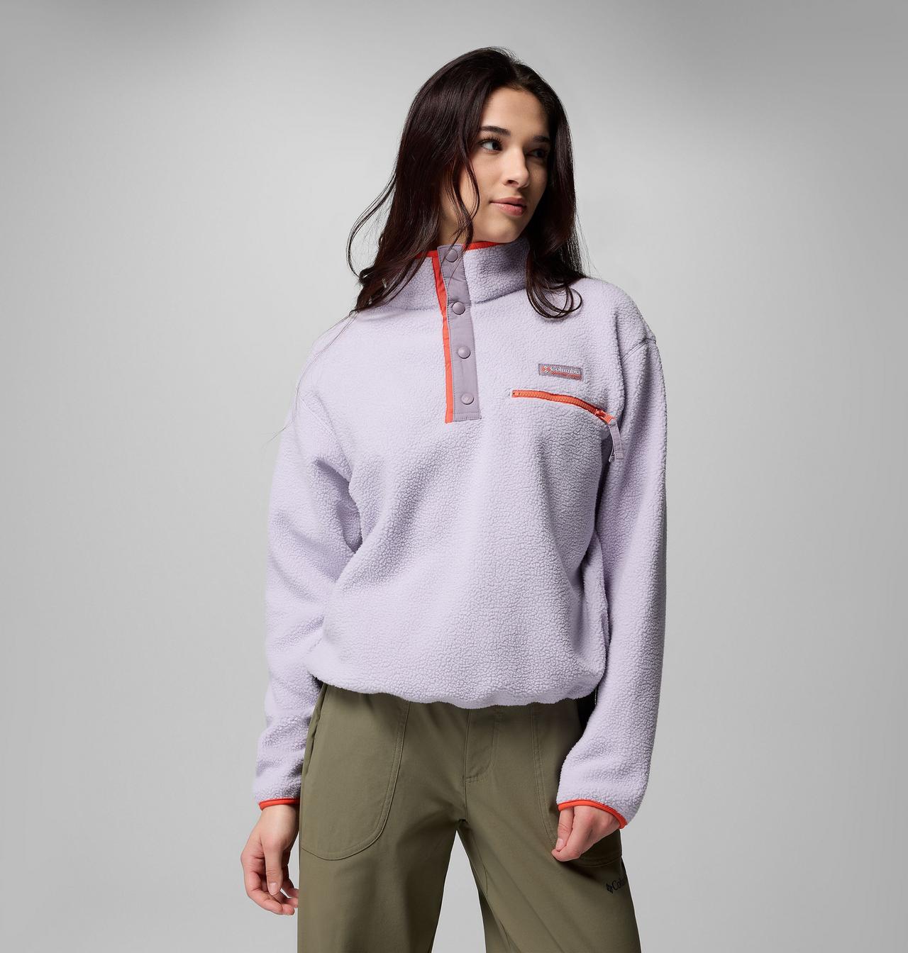 Women's Helvetia™ II Cropped Half Snap Fleece Pullover | 561 | M 6
