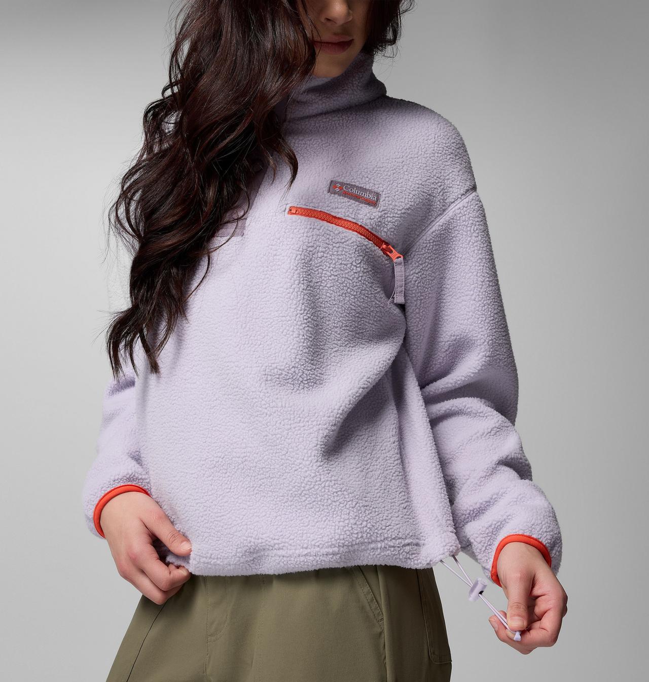 Women's Helvetia™ II Cropped Half Snap Fleece Pullover | 561 | M 7