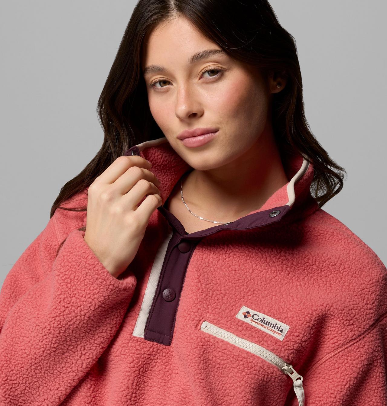 Women's Helvetia™ II Cropped Half Snap Fleece Pullover | 643 | XL 5