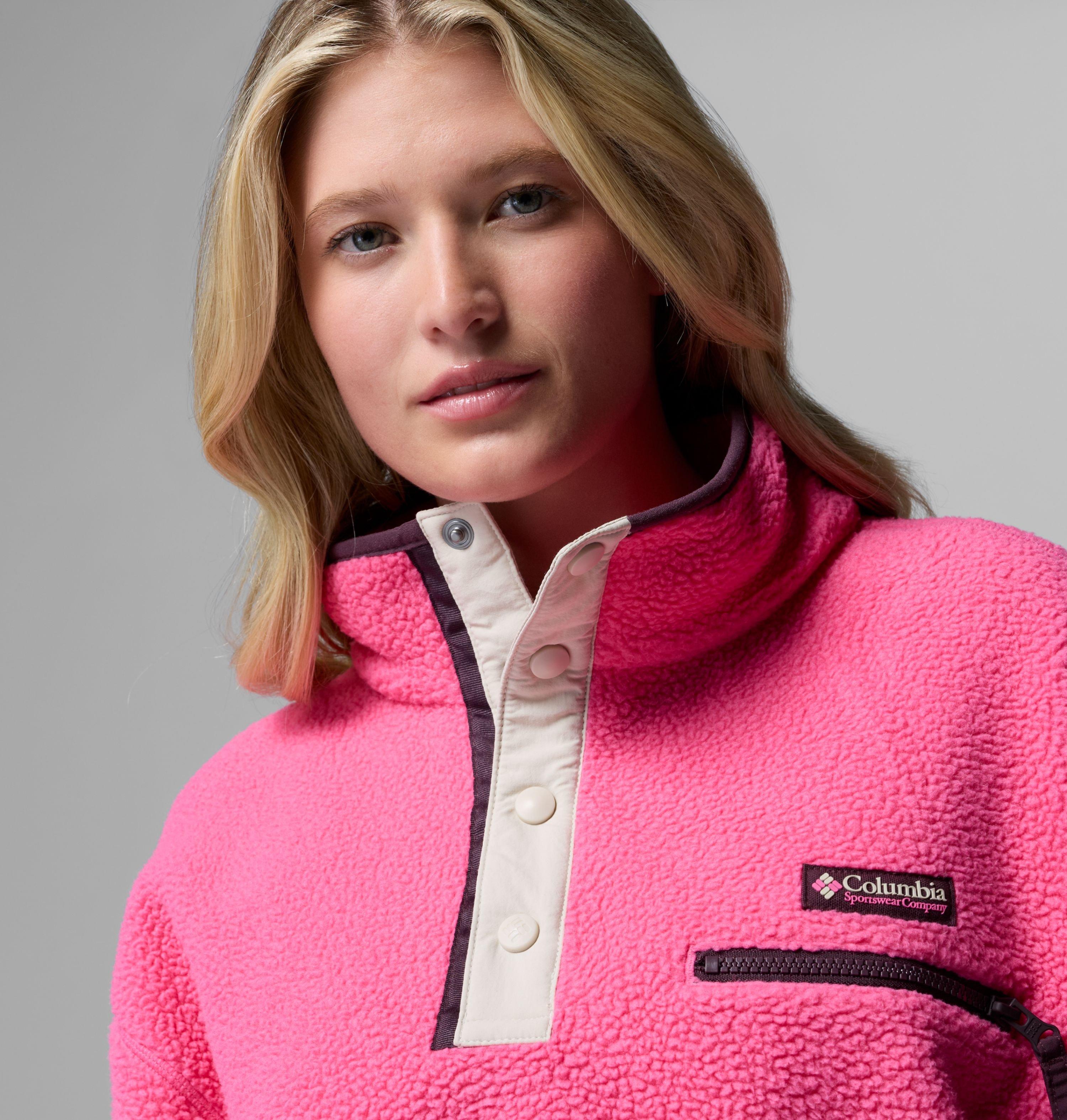 Women's Helvetia II Cropped Half Snap Fleece Pullover | 657 | XL 5
