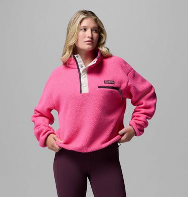 Helvetia II Cropped Half Snap Fleece, Color: Nico, Dark Stone, image 11