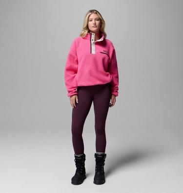 Helvetia II Cropped Half Snap Fleece, Color: Nico, Dark Stone, image 12