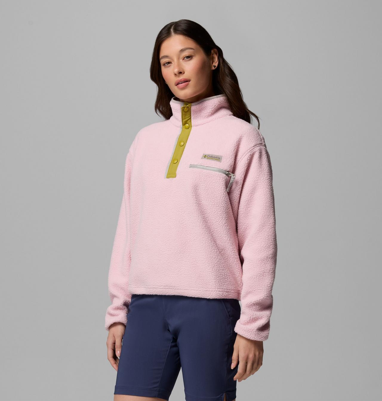 Women's Helvetia™ II Cropped Half Snap Fleece Pullover | 694 | L 4