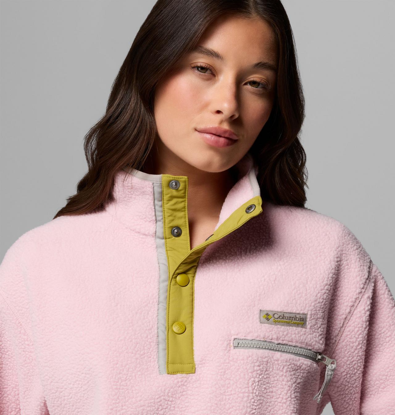 Women's Helvetia™ II Cropped Half Snap Fleece Pullover | 694 | L 5