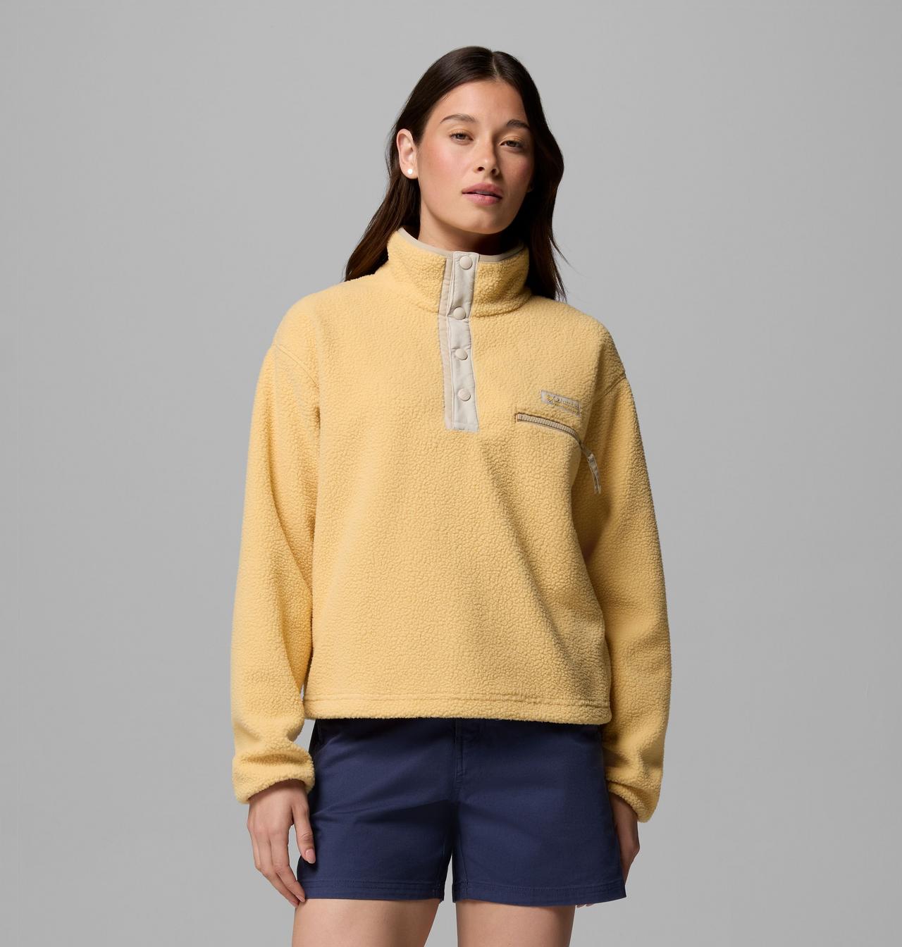 Women's Helvetia™ II Cropped Half Snap Fleece Pullover | 715 | S 1