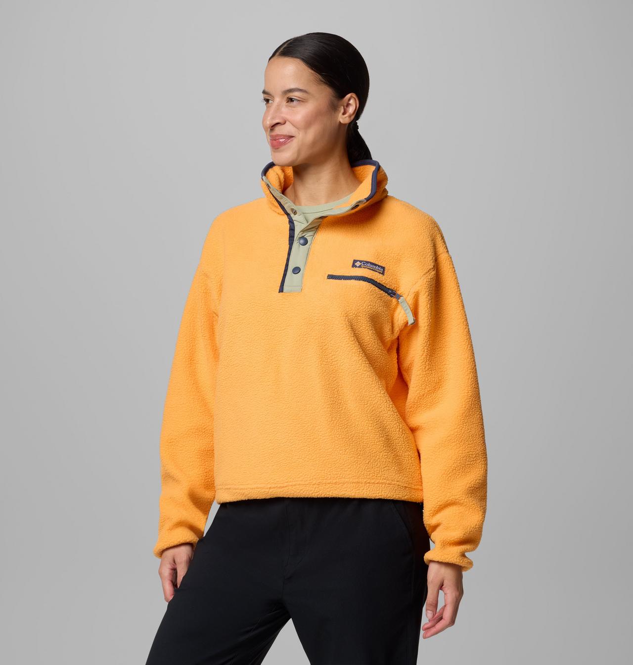 Women's Helvetia™ II Cropped Half Snap Fleece Pullover | 841 | S 3