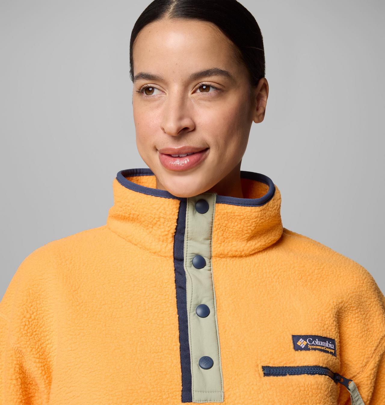 Women's Helvetia™ II Cropped Half Snap Fleece Pullover | 841 | S 4