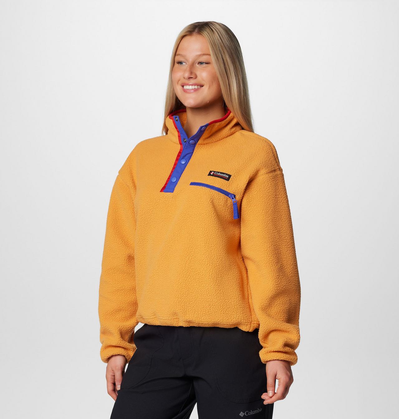 Women's Helvetia™ II Cropped Half Snap Fleece Pullover | 861 | L 4