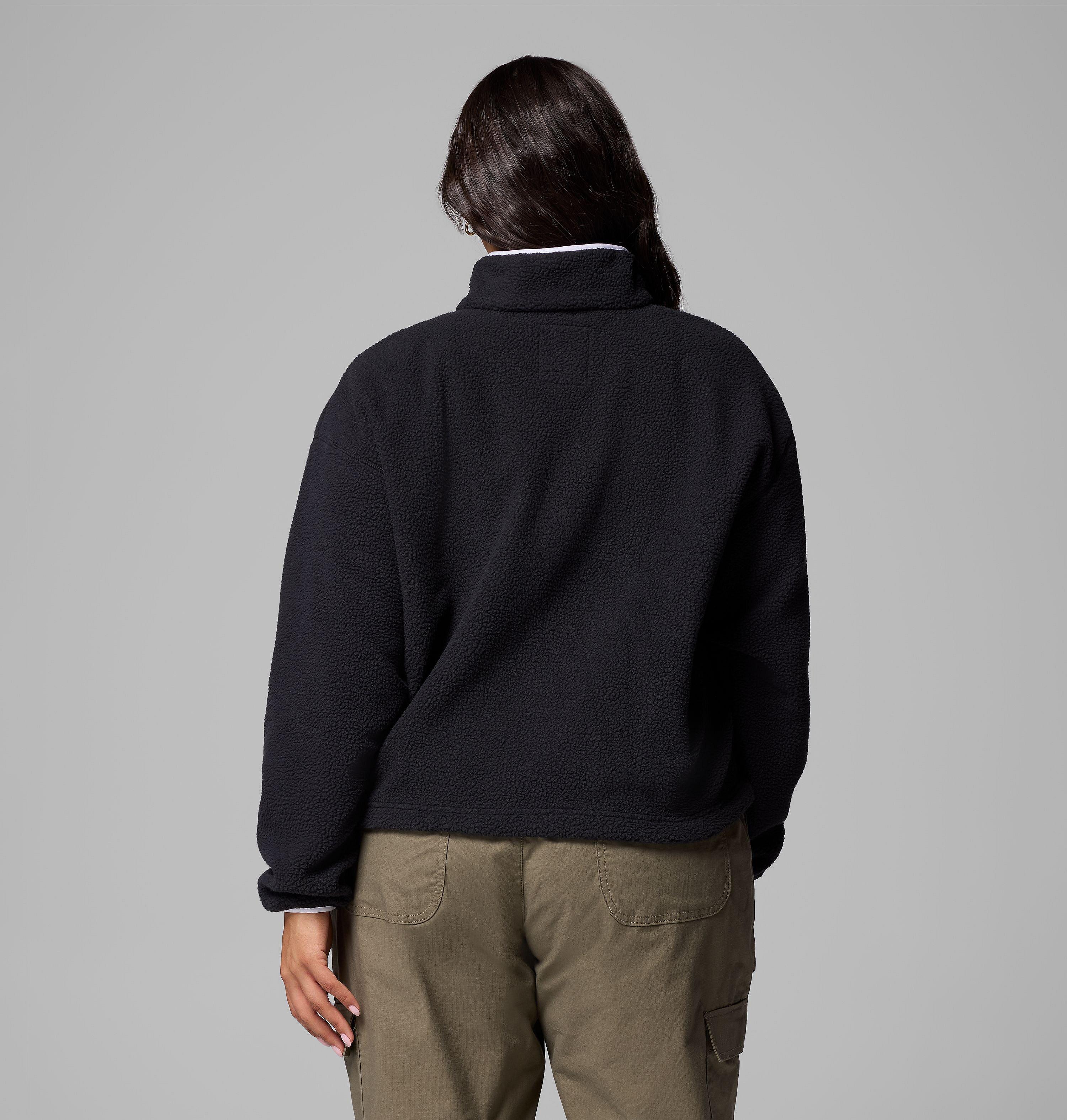 Women's Helvetia II Cropped Half Snap Fleece Pullover - Plus Size | 008 | 2X 3