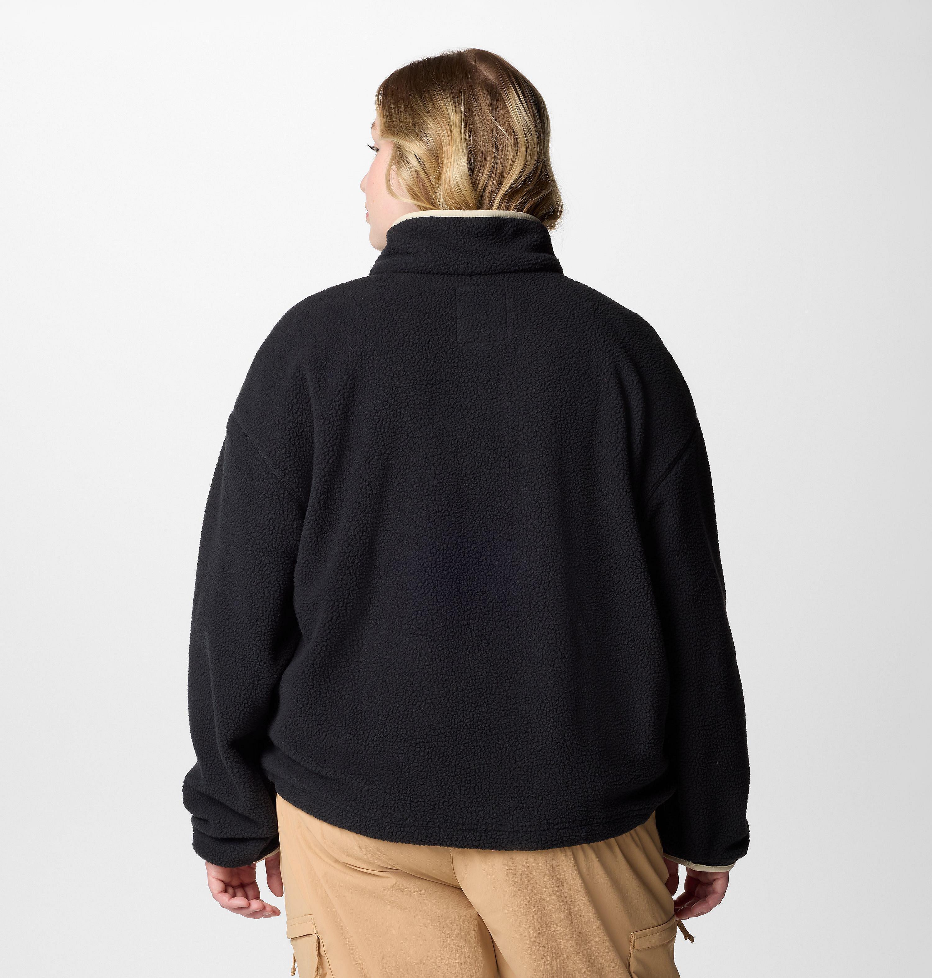 Women's Helvetia II Cropped Half Snap Fleece Pullover - Plus Size | 010 | 1X 2