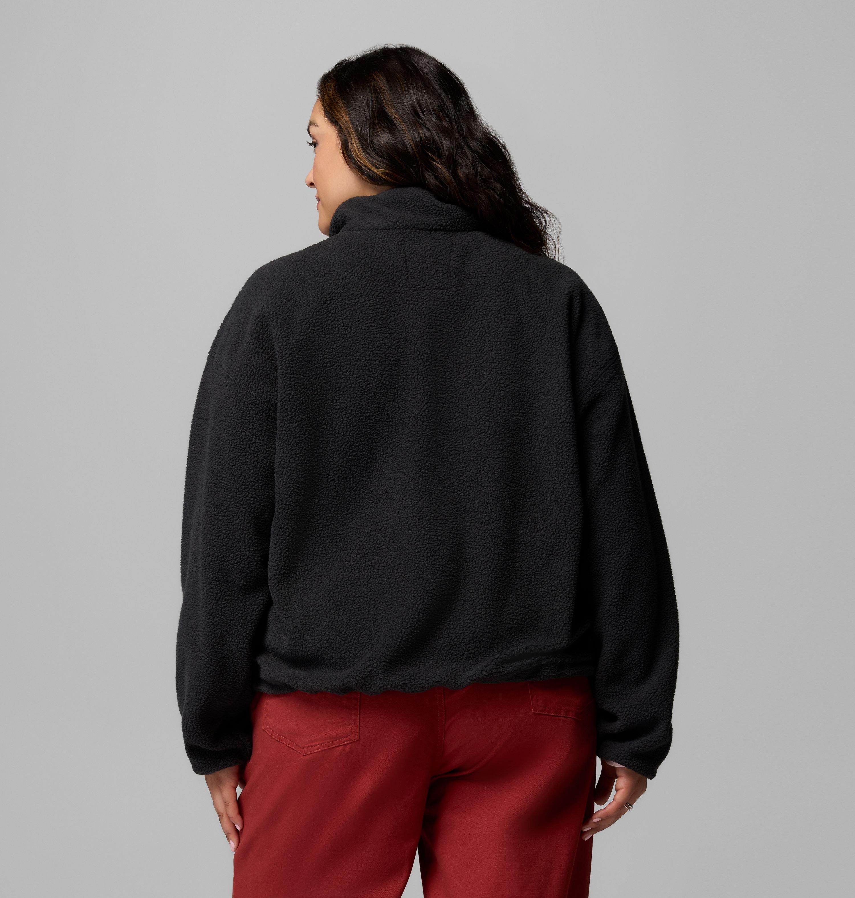 Women's Helvetia II Cropped Half Snap Fleece Pullover - Plus Size | 013 | 3X 3