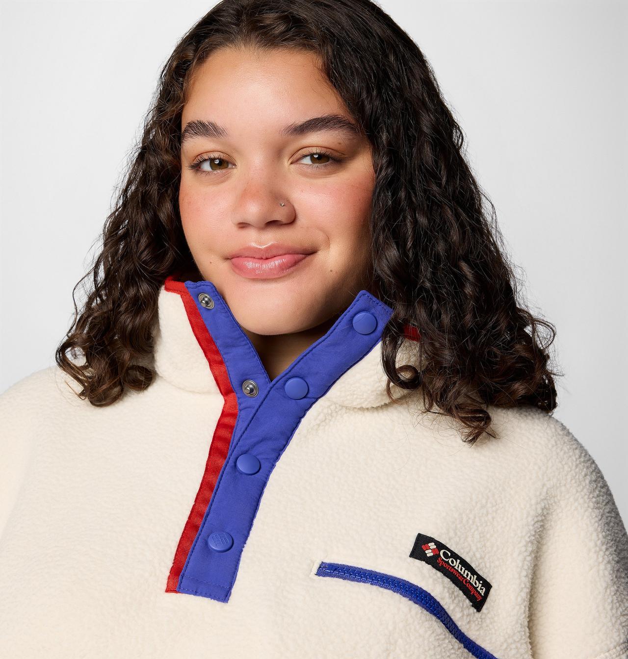 Women's Helvetia™ II Cropped Half Snap Fleece Pullover - Plus Size 4