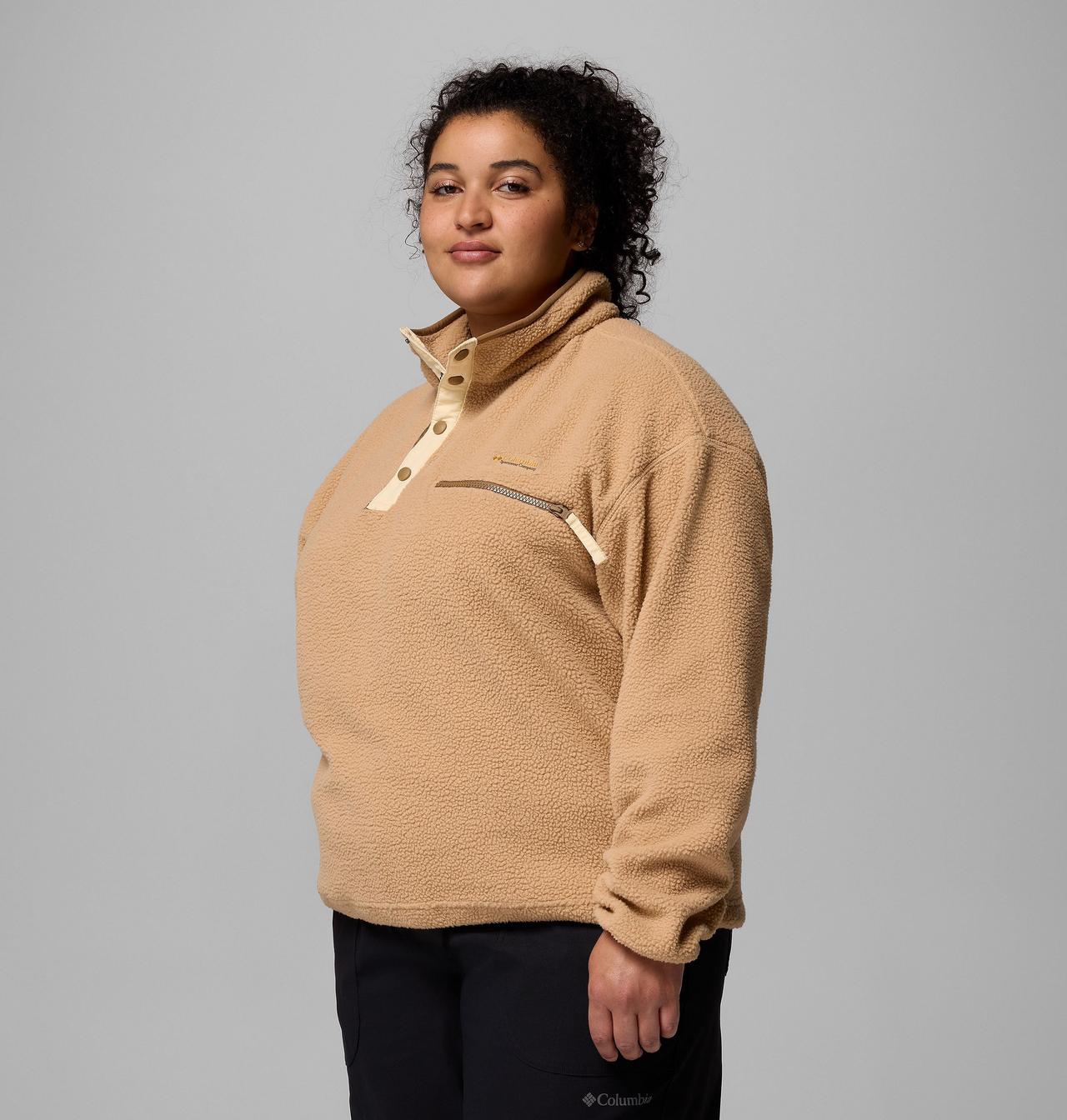 Women's Helvetia™ II Cropped Half Snap Fleece Pullover - Plus Size 4