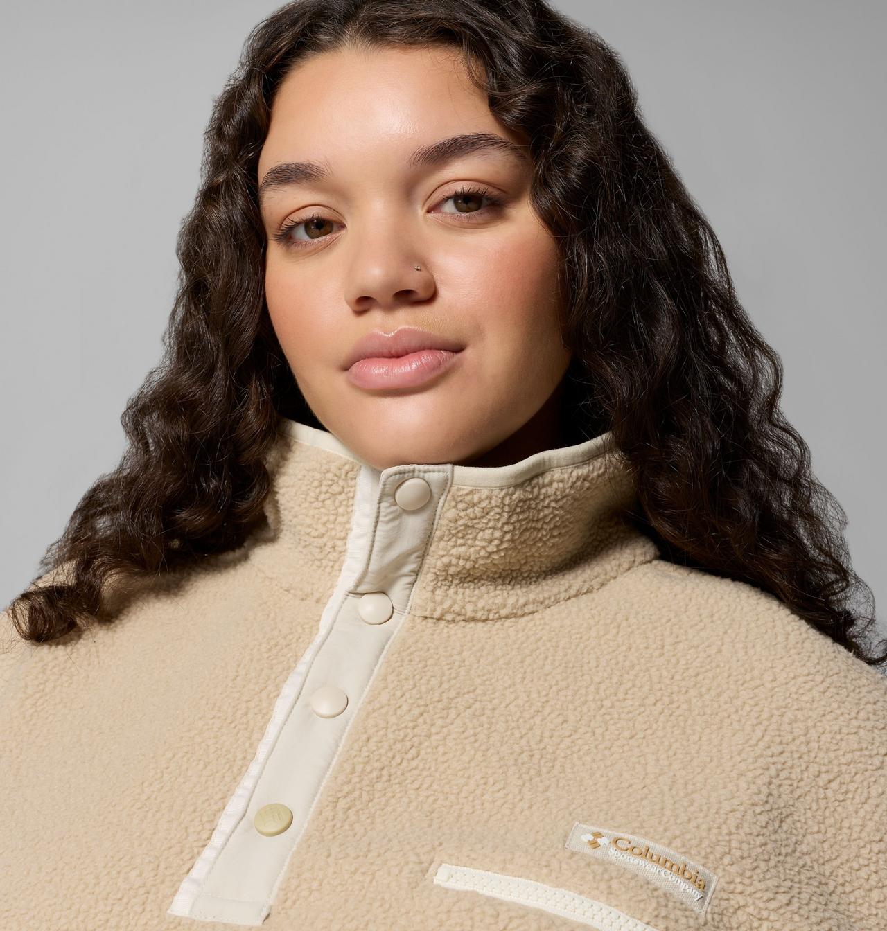 Women's Helvetia™ II Cropped Half Snap Fleece Pullover - Plus Size | 272 | 2X 5