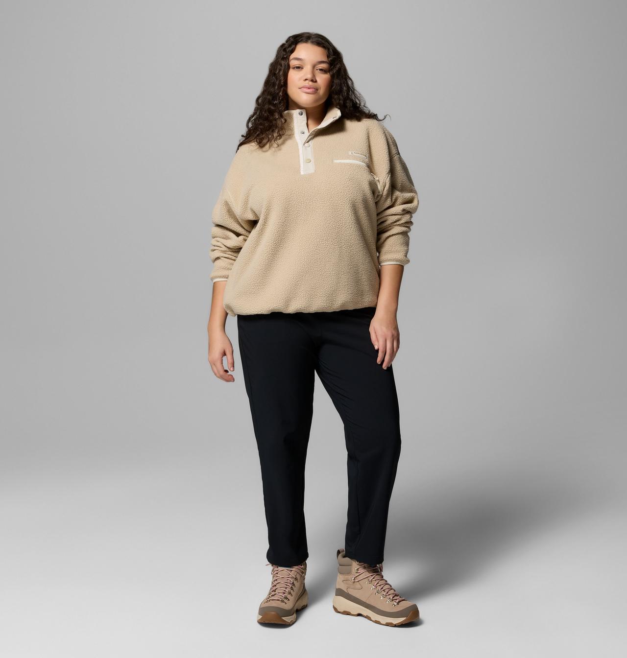Women's Helvetia™ II Cropped Half Snap Fleece Pullover - Plus Size | 272 | 2X 2