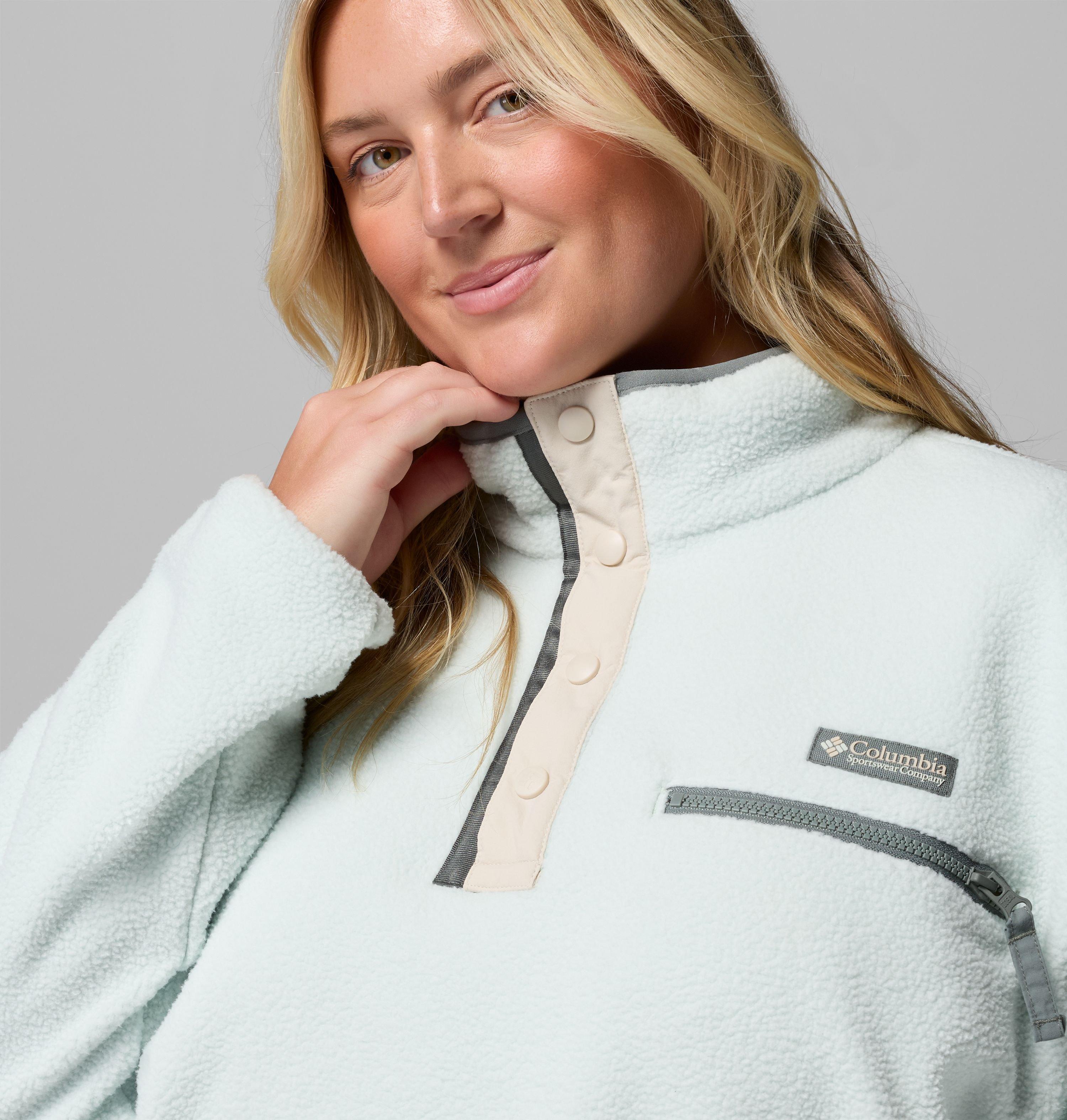 Women's Helvetia II Cropped Half Snap Fleece Pullover - Plus Size | 342 | 2X 5