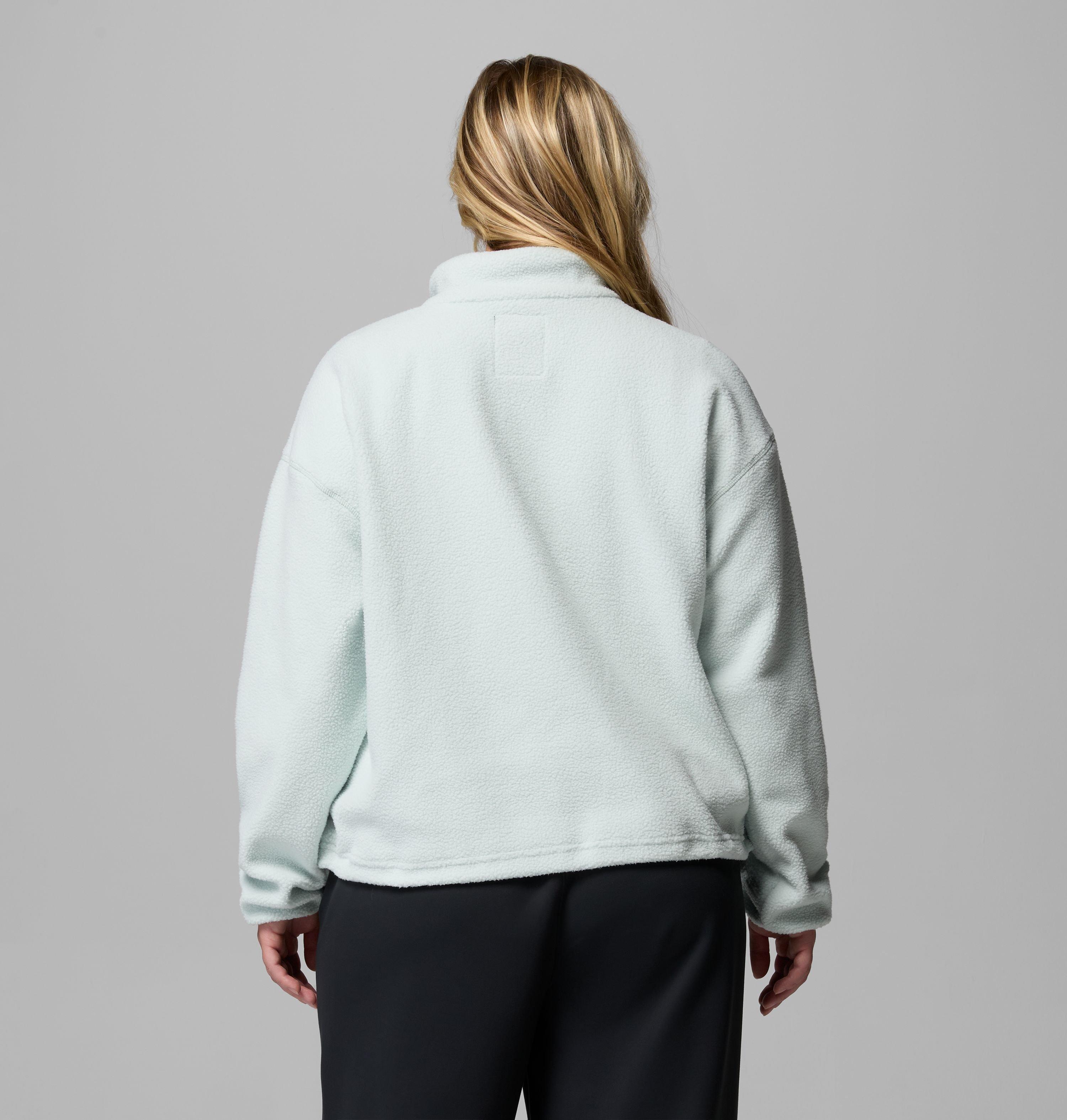 Women's Helvetia II Cropped Half Snap Fleece Pullover - Plus Size | 342 | 2X 3