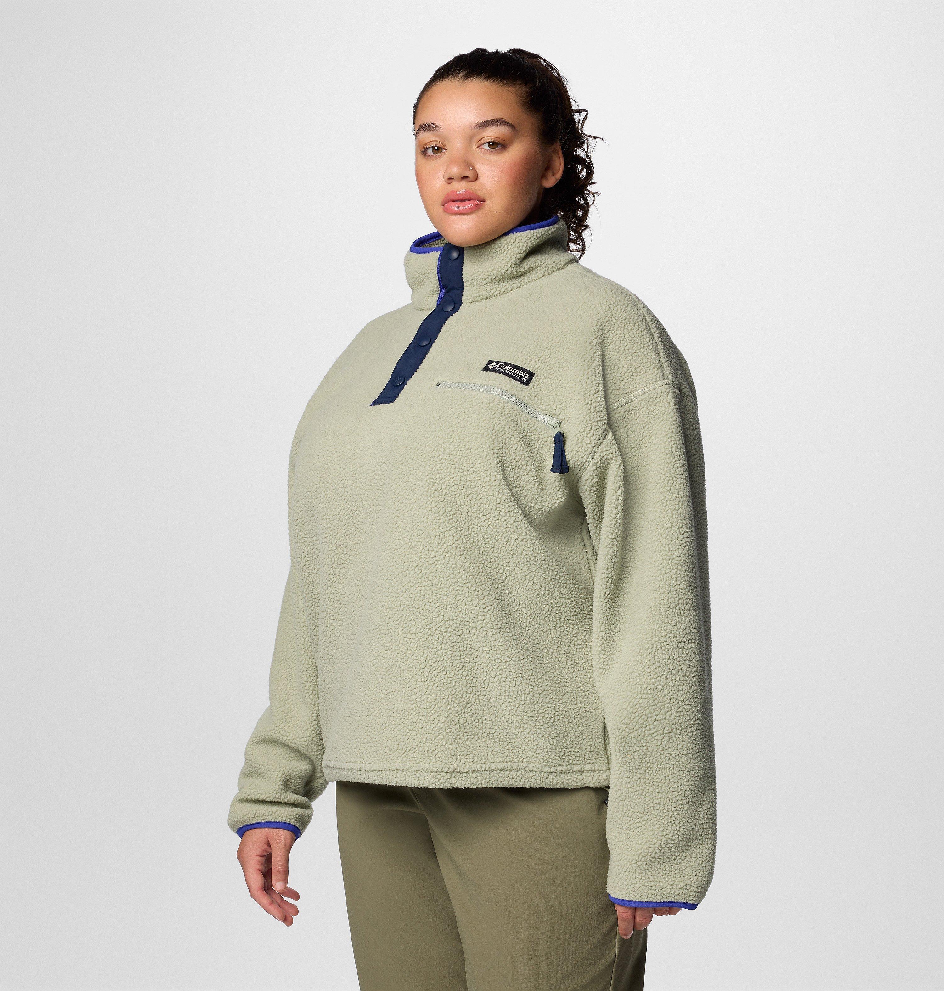 Women's Helvetia II Cropped Half Snap Fleece Pullover - Plus Size | 348 | 1X 4