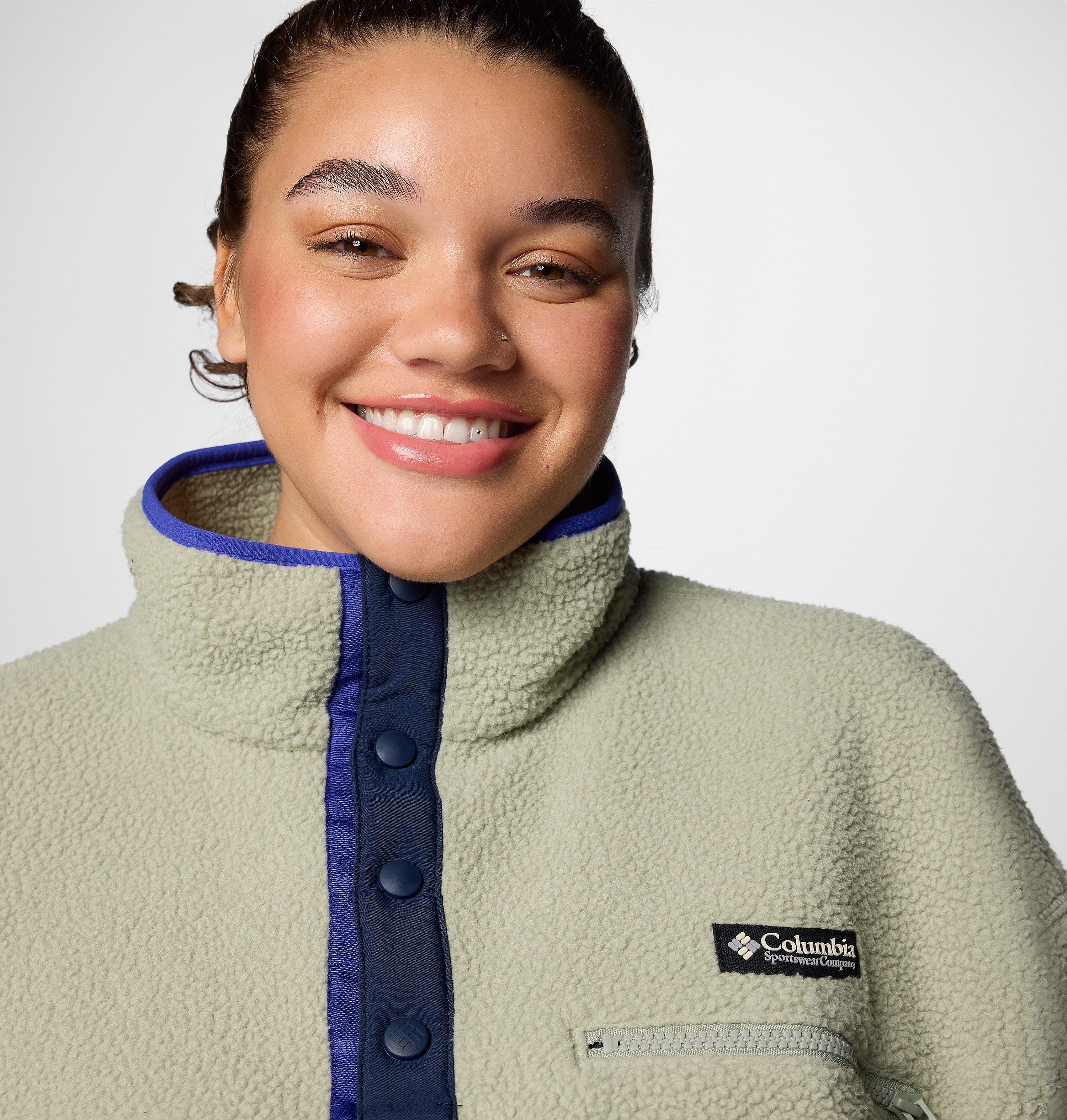 Women's Helvetia II Cropped Half Snap Fleece Pullover - Plus Size | 348 | 1X 5