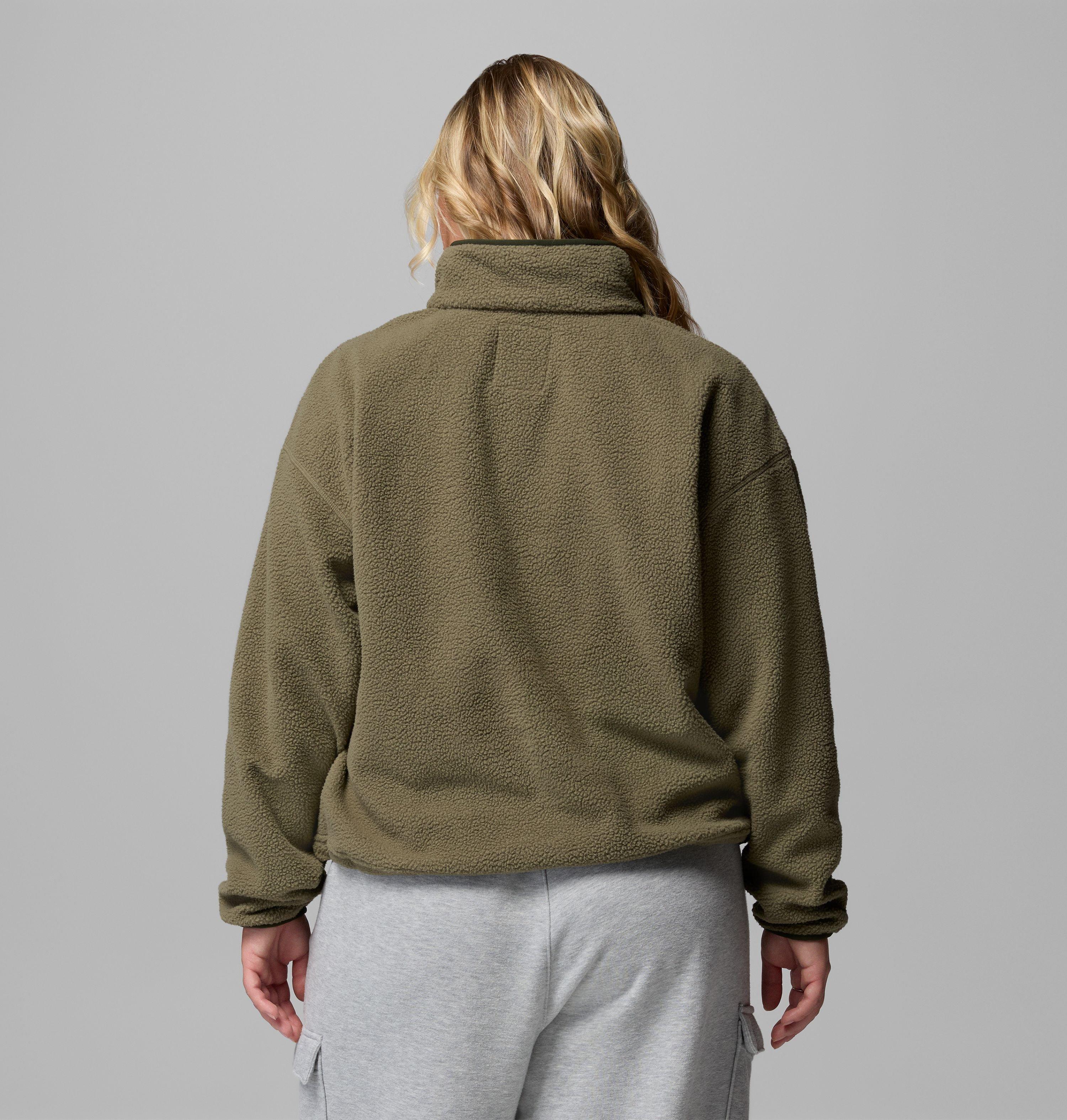 Women's Helvetia II Cropped Half Snap Fleece Pullover - Plus Size | 397 | 2X 3